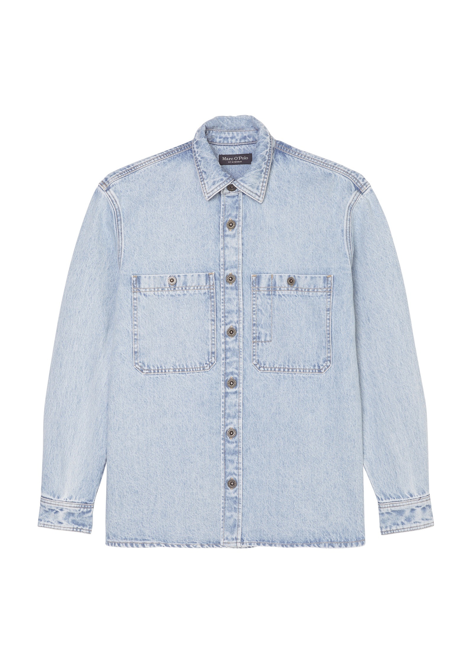Marc O'Polo Jeanshemd »aus reiner Bio-Baumwolle«