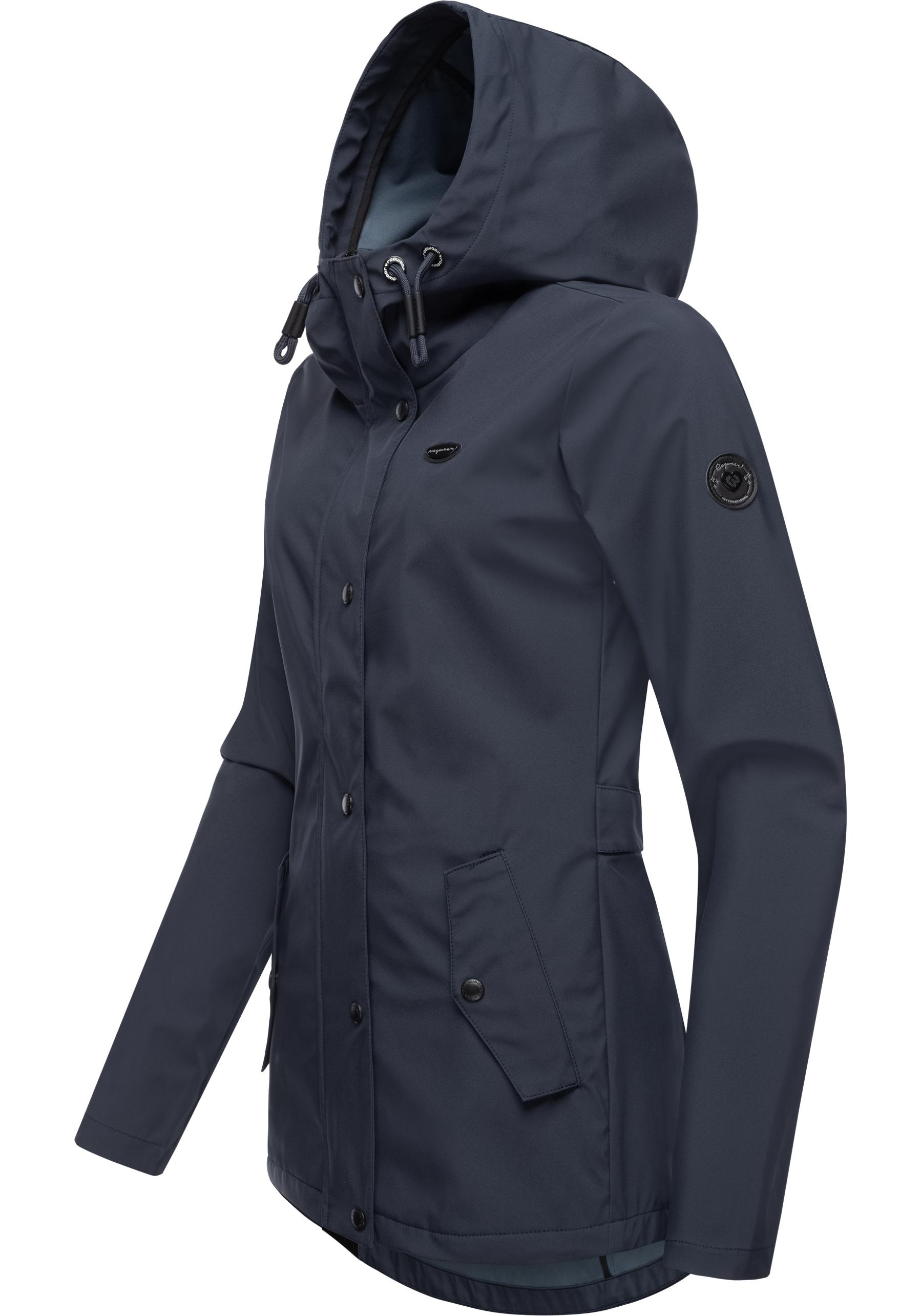 Ragwear Softshelljacke "Margge Shell" mit Kapuze wasserdichte Damen Übergan günstig online kaufen