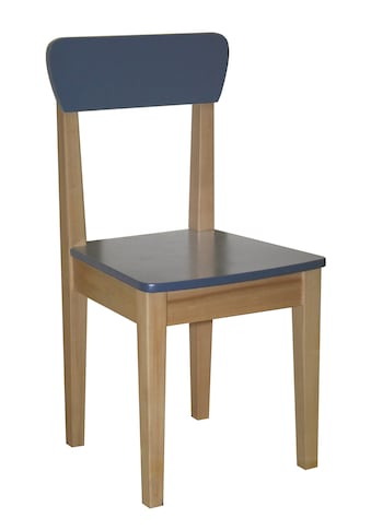 Stuhl »Natur/Blau«, für Kinder