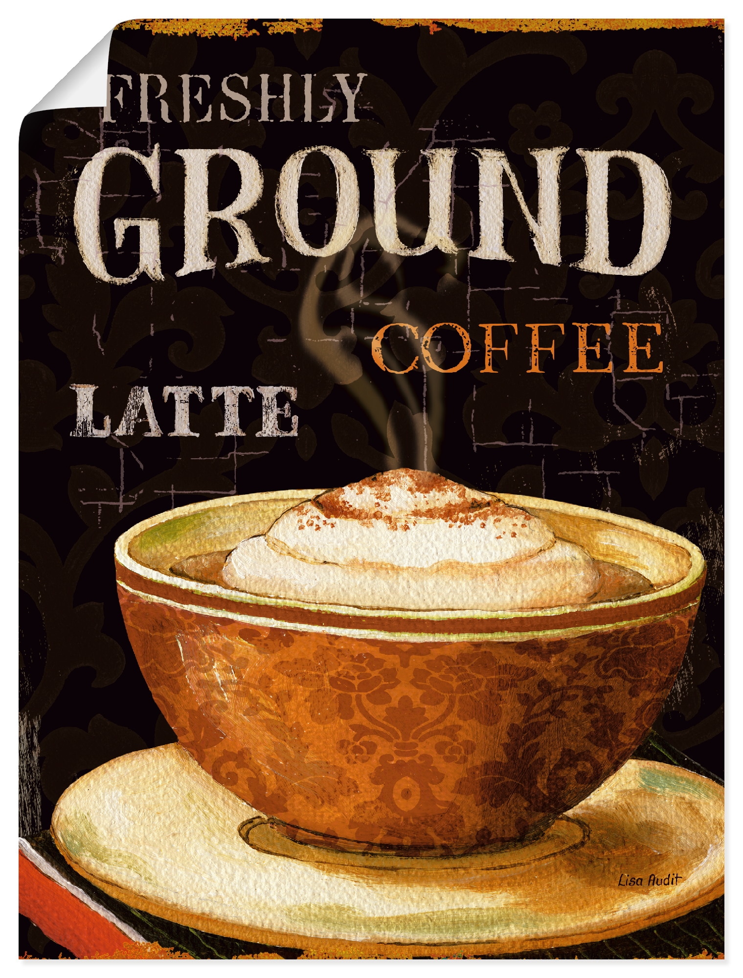 Black Friday Artland Kaffee Leinwandbild, »Heutiger oder St.), in Größen Wandaufkleber | Getränke, BAUR Poster (1 Wandbild versch. als III«