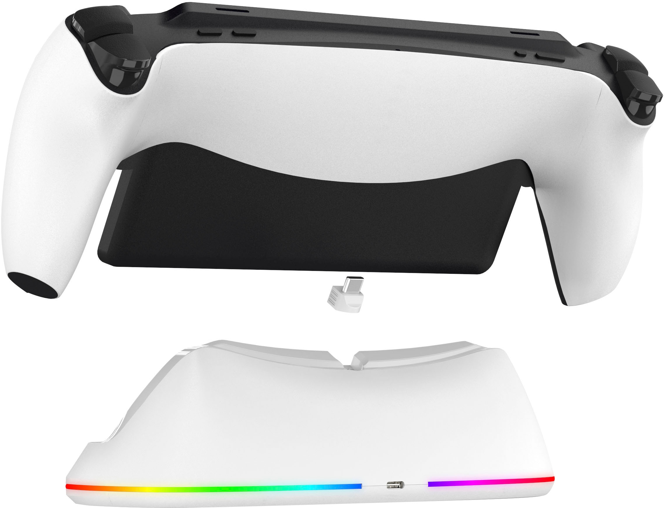 Ready2gaming Ladestation »Ladestation mit RGB Beleuchtung für die PlayStation Portal«
