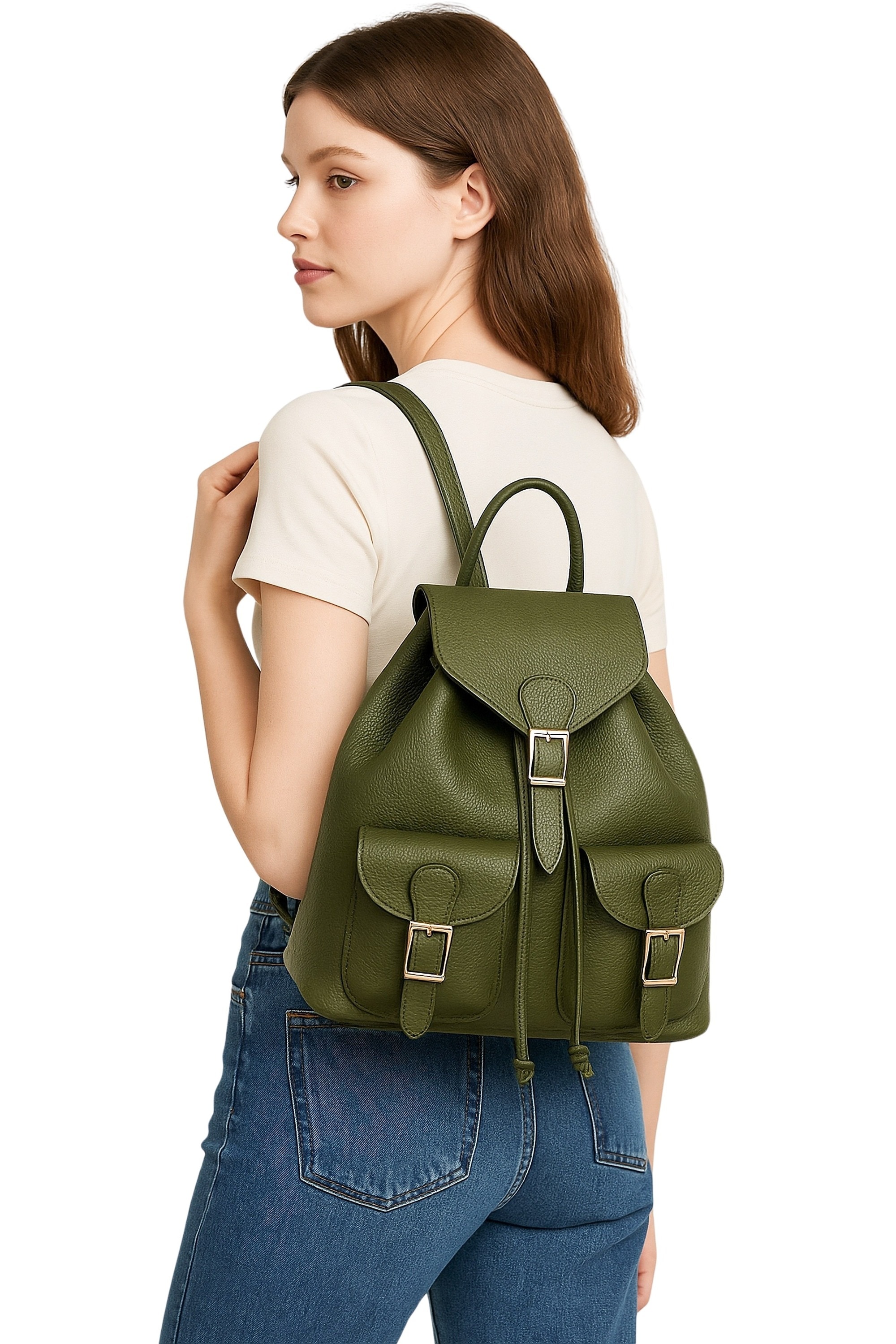 COLLEZIONE ALESSANDRO "Chicaletta" lässiges Design aus echtem Leder