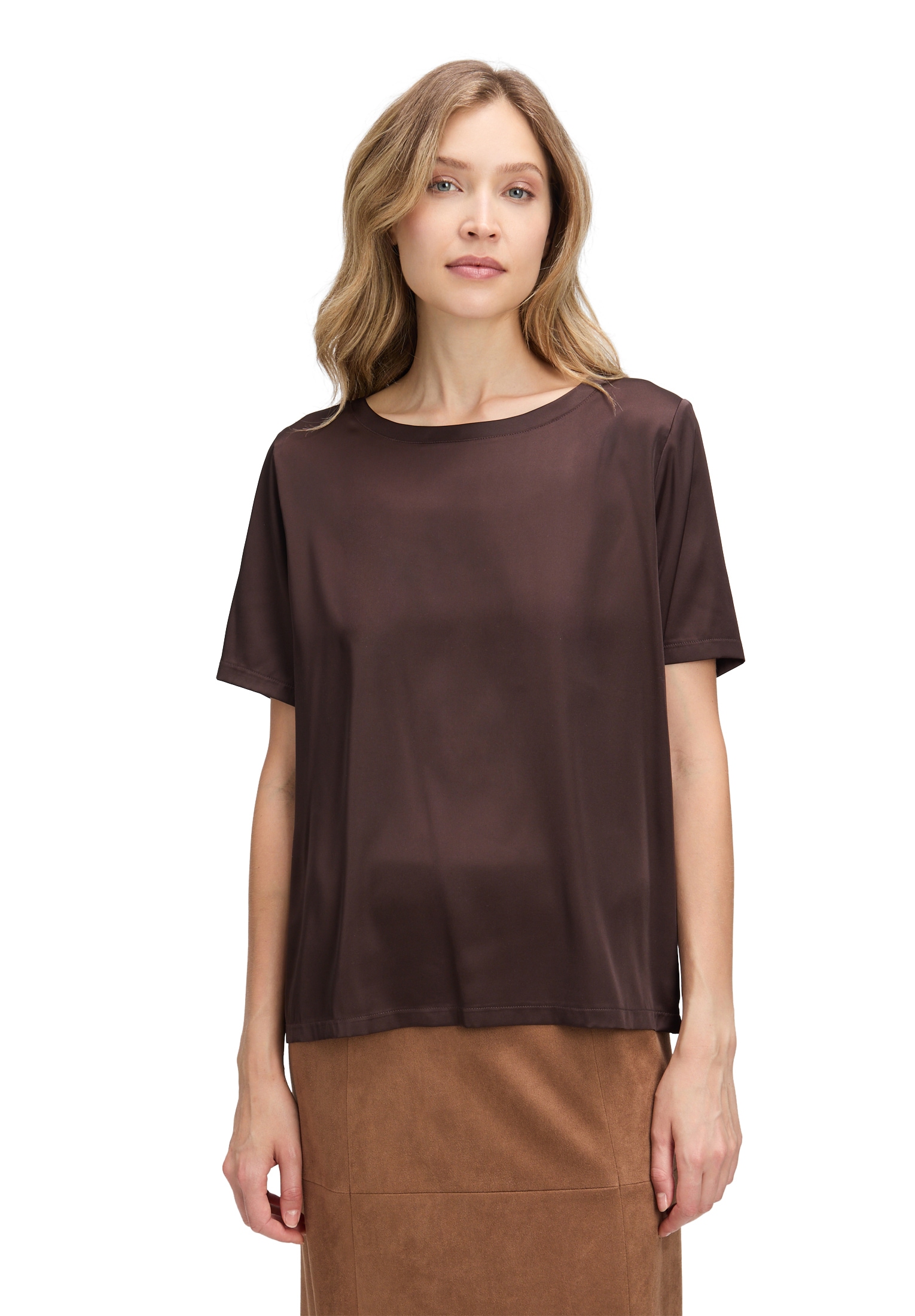 Betty Barclay Schlupfbluse "Betty Barclay Damen Schlupfbluse mit Rundhalsau günstig online kaufen