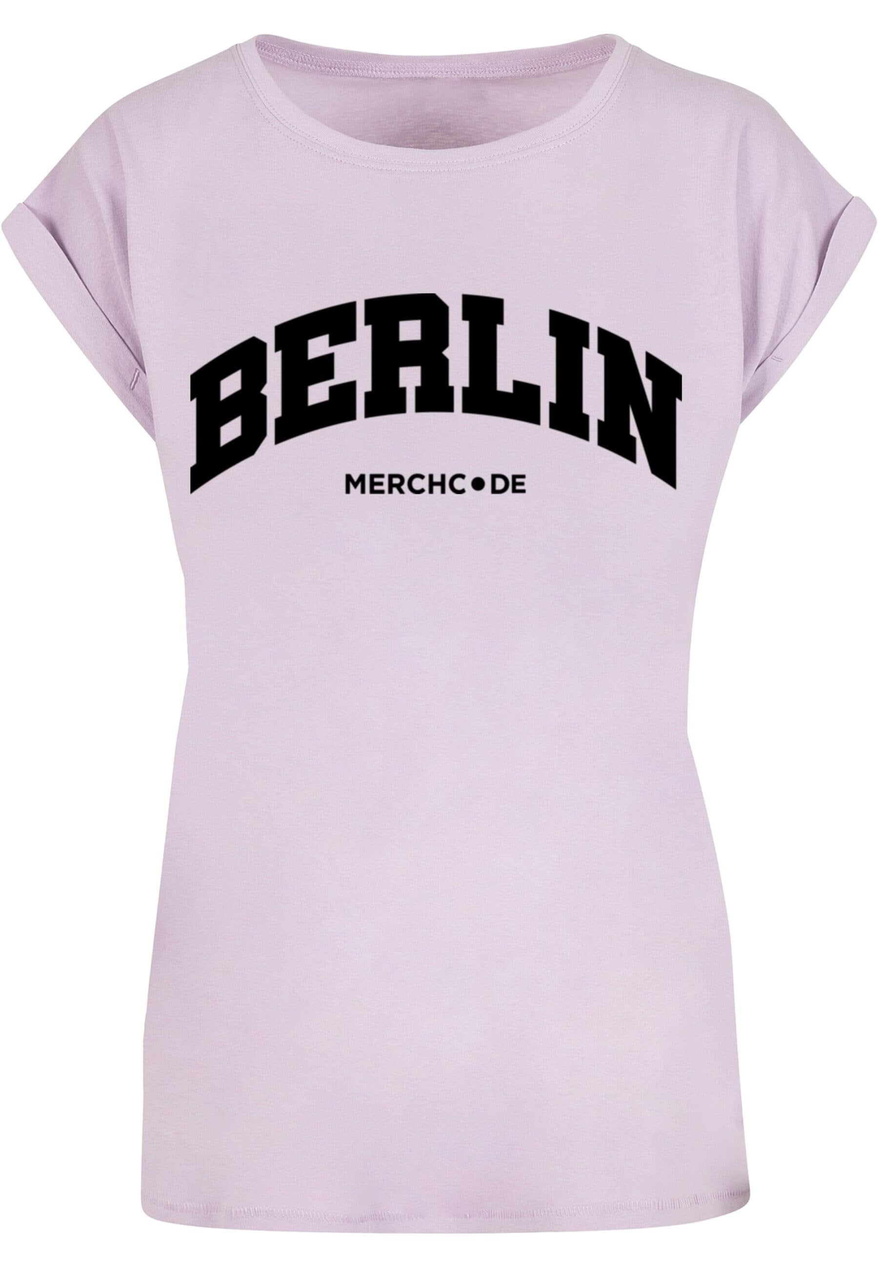 Merchcode T-Shirt "Merchcode Damen Ladies Berlin Wording - T-Shirt" 1 Stk. günstig online kaufen