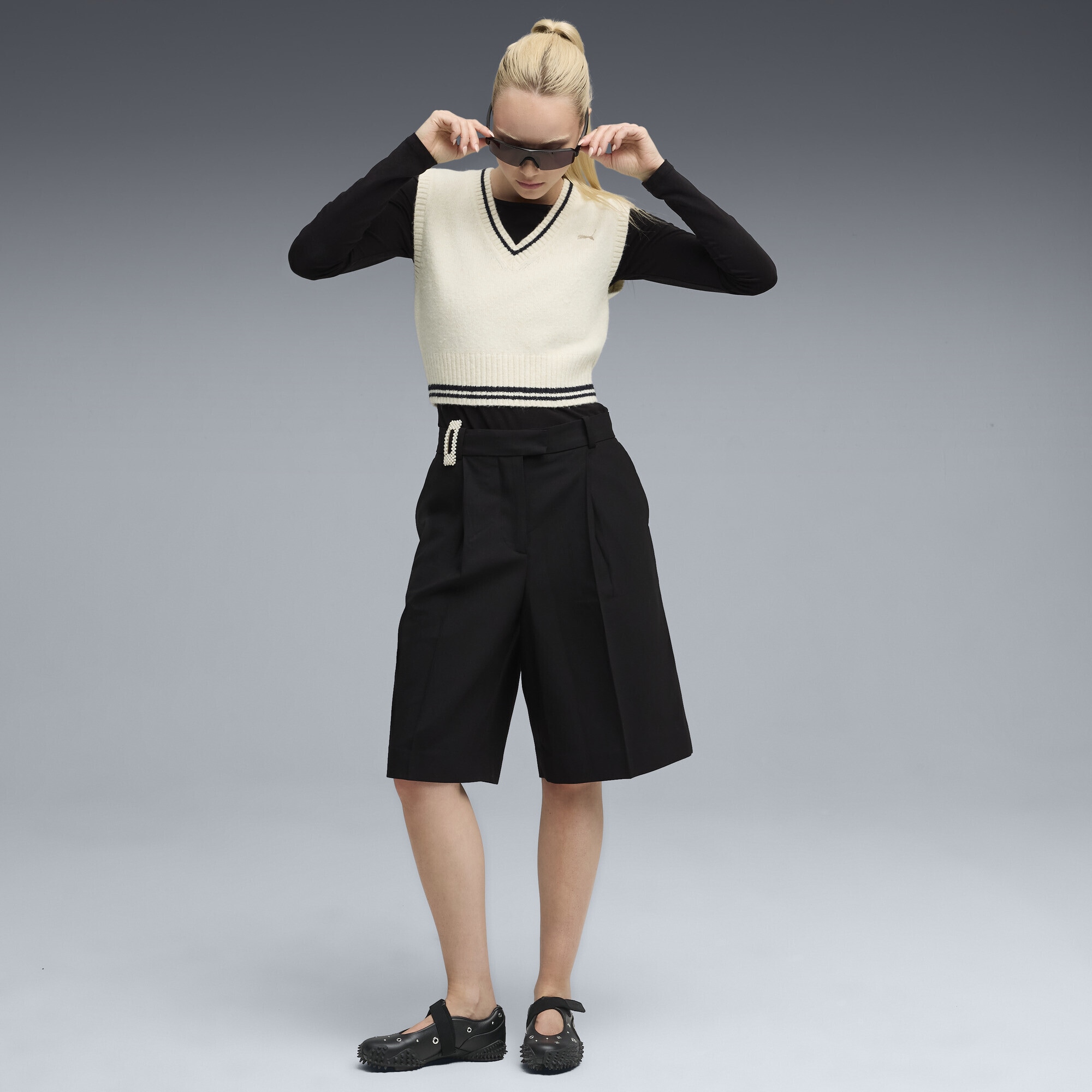 PUMA Strickjacke »Premium Essentials Pullunder Damen«