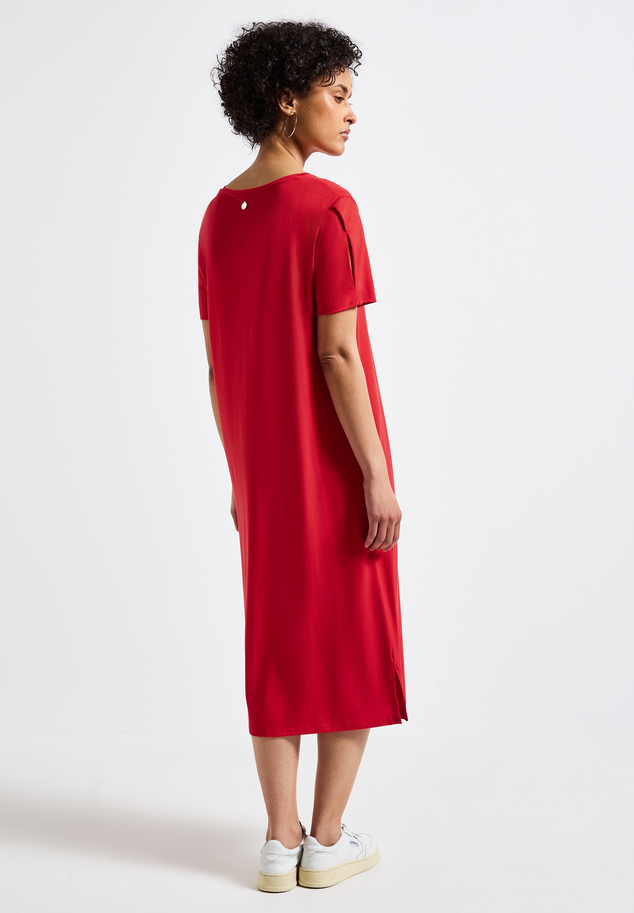 STREET ONE Midikleid, mit Rundhalsausschnitt günstig online kaufen