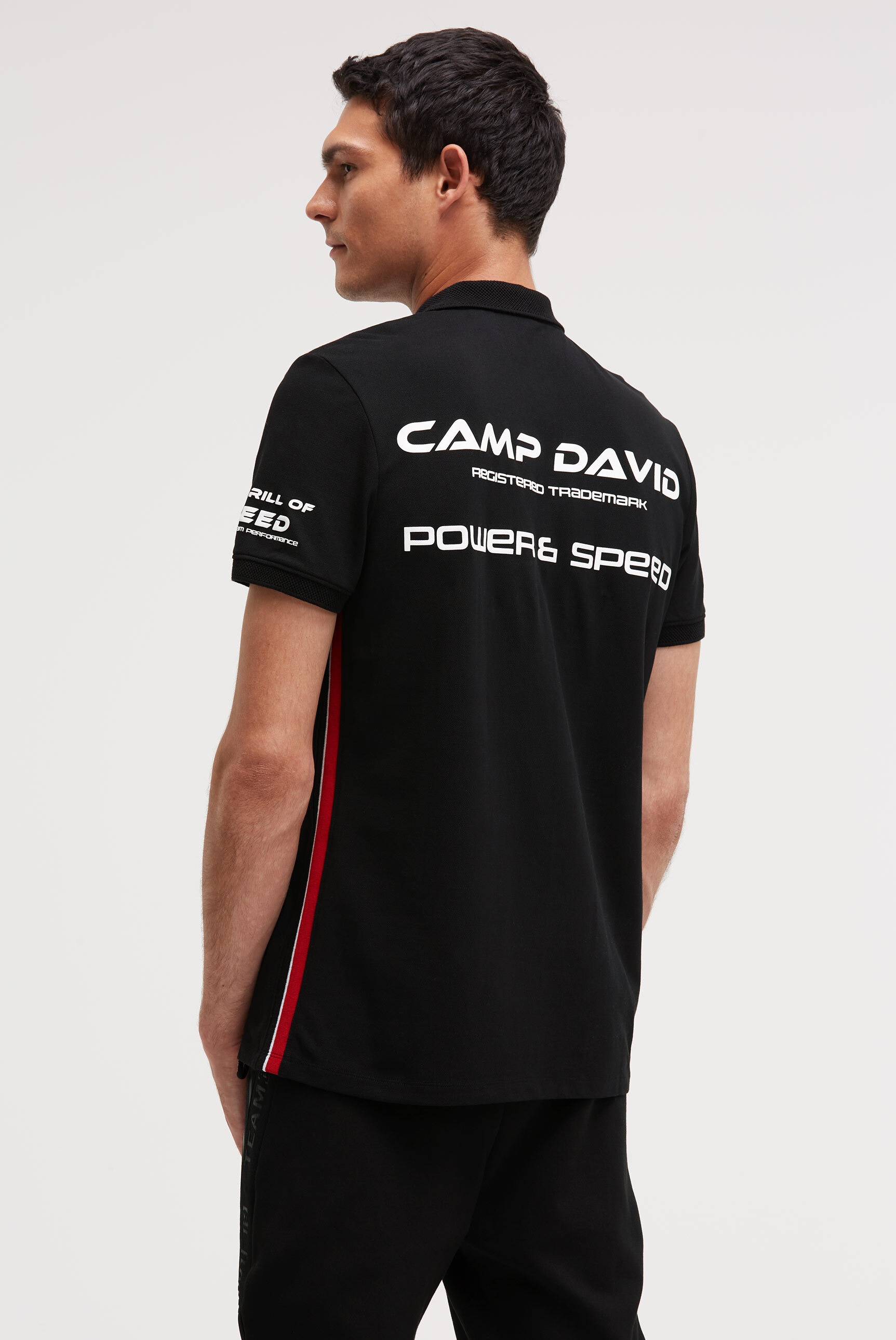 CAMP DAVID Poloshirt mit Baumwolle