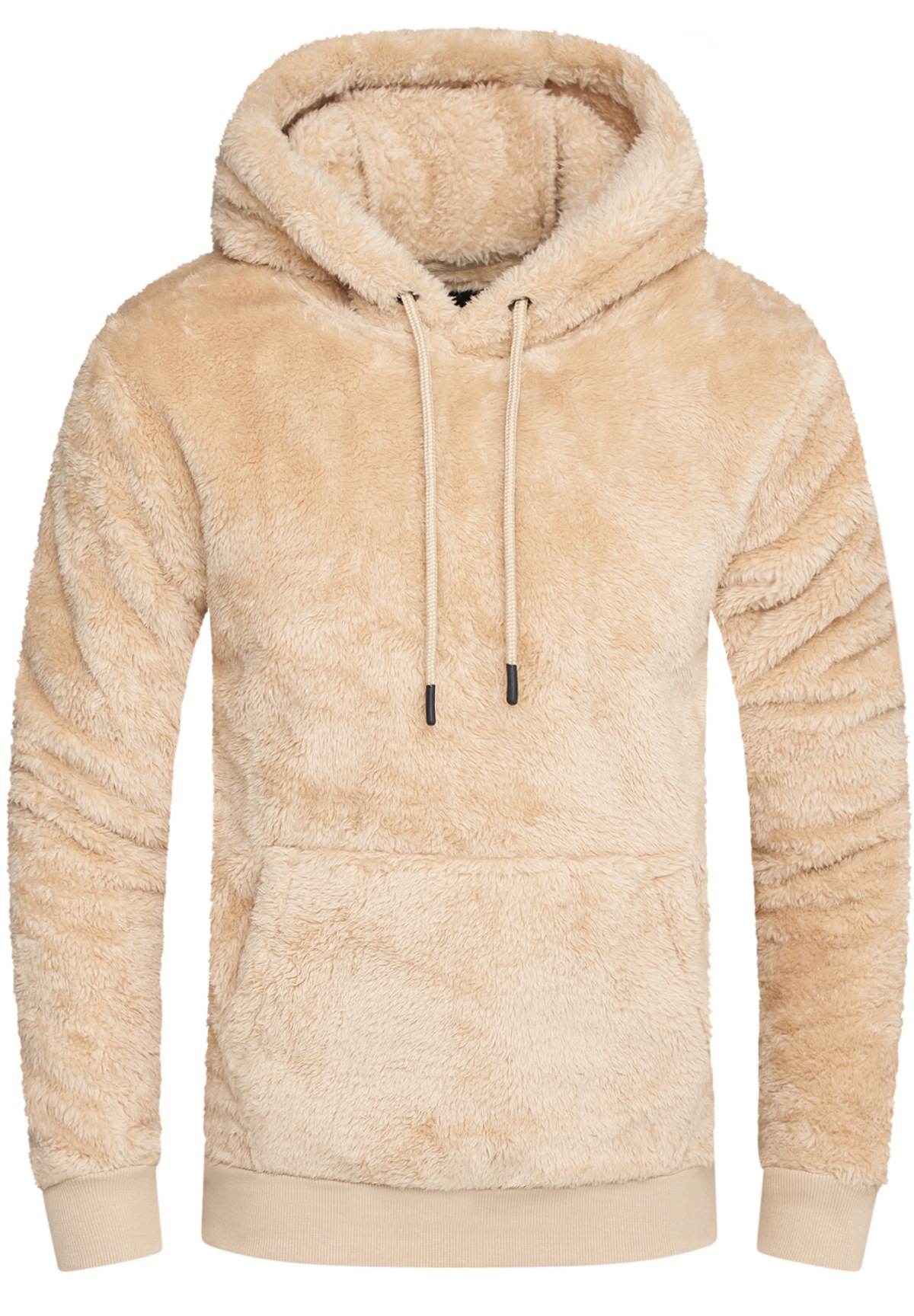 behype Kapuzensweatshirt »HOOD«, aus weichem Teddyfleece