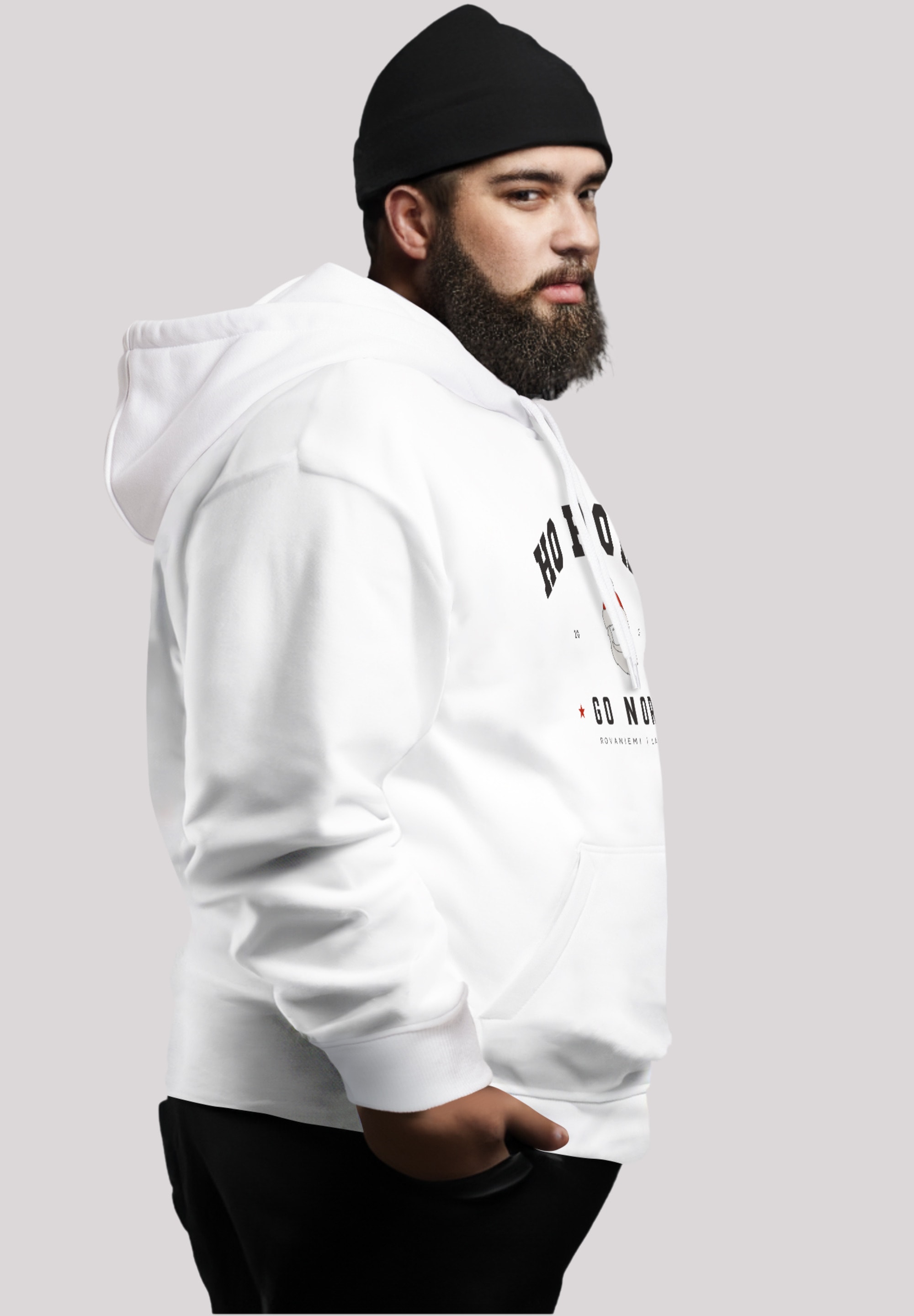 F4NT4STIC Kapuzenpullover »Ho Ho Ho Santa Weihnachten PLUSSIZE«, Premium Qualität