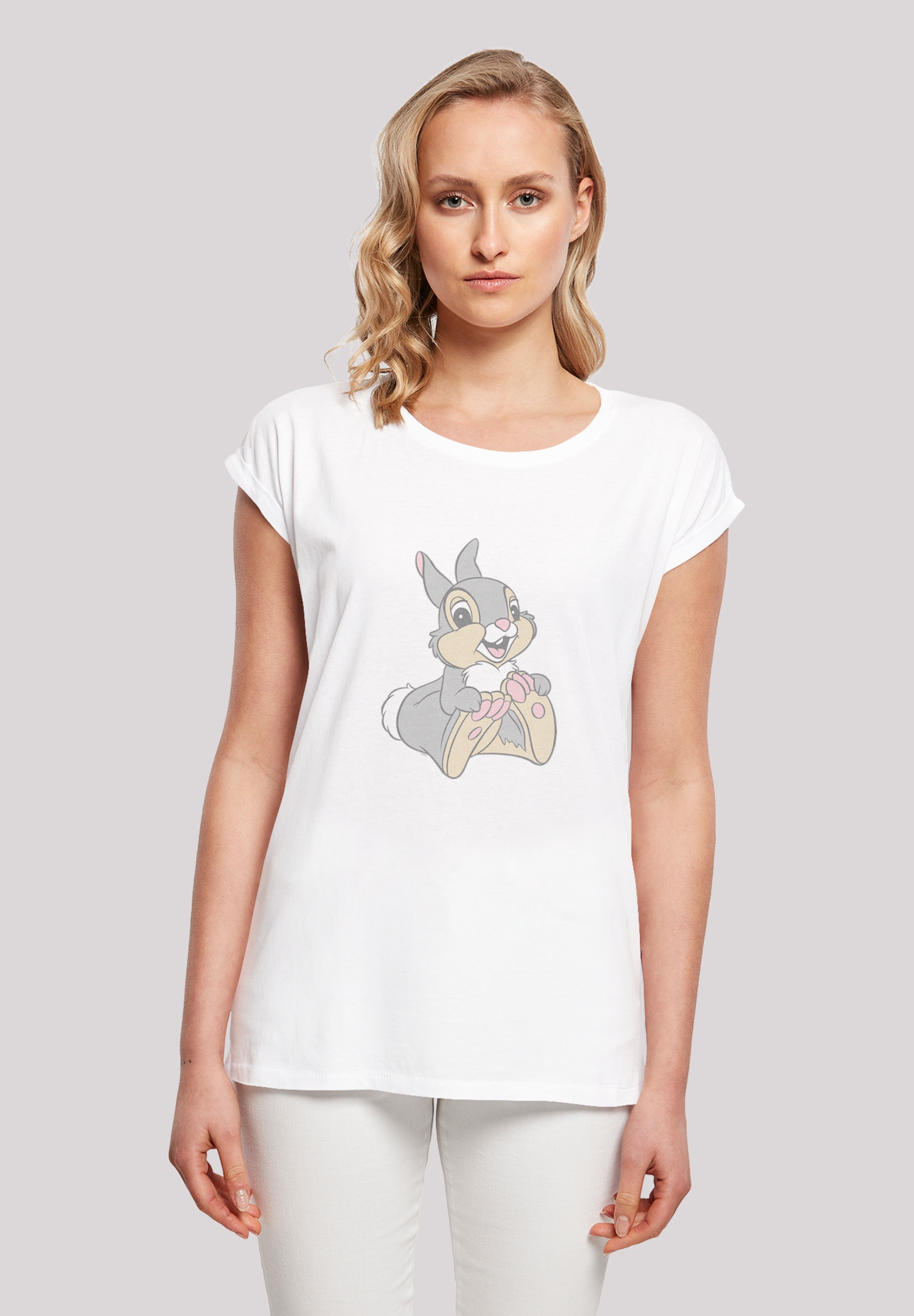 T-Shirt »Disney Classics Bambi Klopfer«, Damen,Premium Merch,Regular-Fit,Kurze...