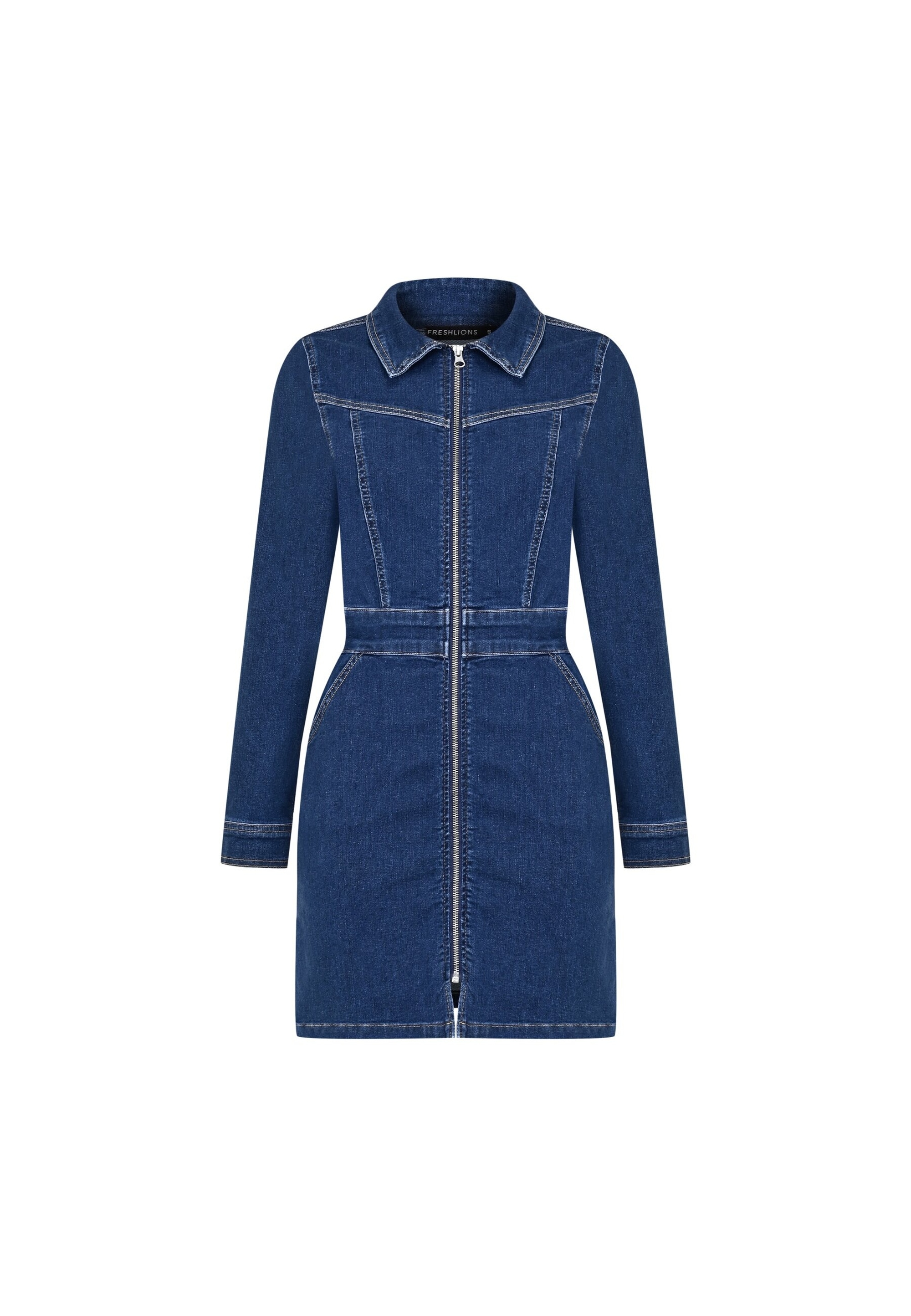 freshlions Jerseykleid »Carla«, in angesagter Jeans-Optik