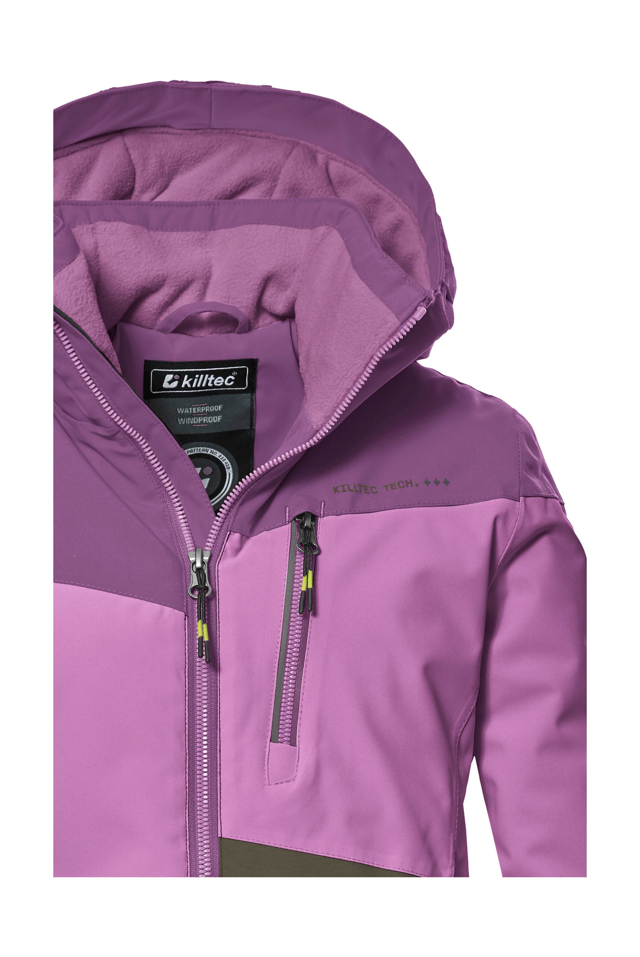 Killtec Outdoorjacke »KOW 170 GRLS JCKT«, Funktionsjacke mit Kapuze und Schneefang, wasserdicht