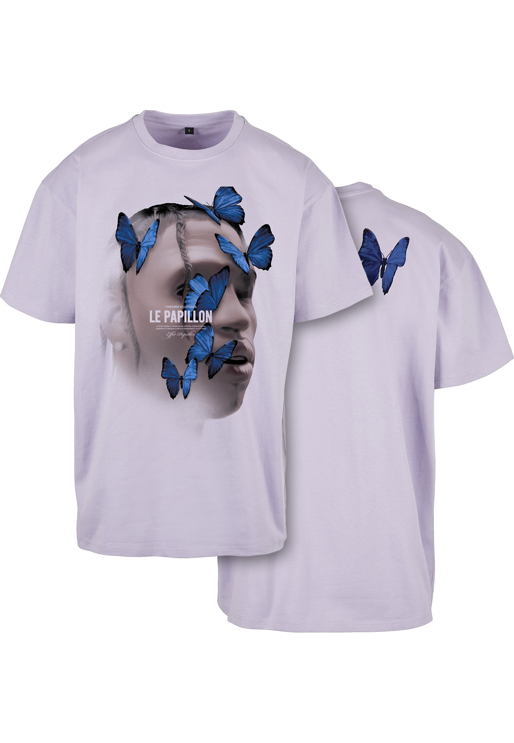 Upscale by Mister Tee Kurzarmshirt "Upscale by Mister Tee Herren Le Papillon Oversize Tee" 1 Stk.