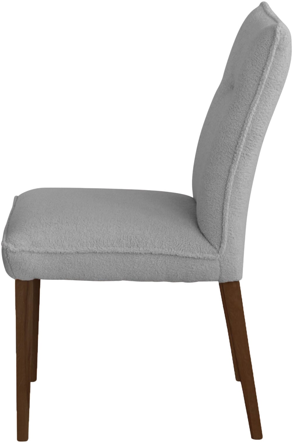 Home affaire 4-Fußstuhl »Atena«, (Set), 2 St., Luxus-Microfaser Teddyoptik, Gestell aus Massivholz Buche, Bezug Teddyoptik