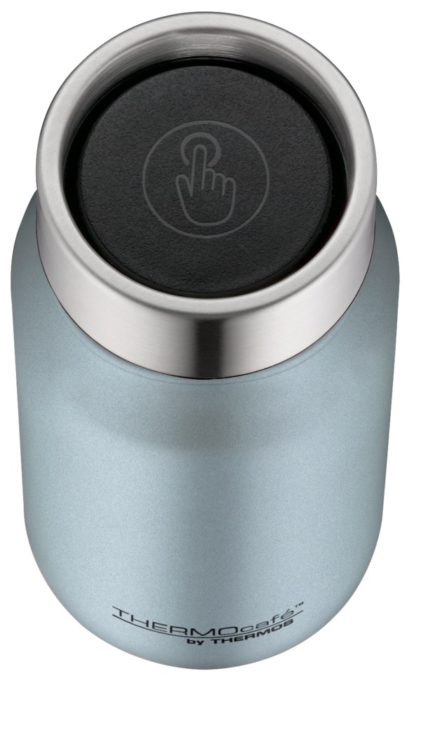 THERMOcafé Thermobecher »TC DRINKING MUG, absolut dicht, spülmaschinenfest«, (1 tlg.), 0,35l, 8h heiß & 16h kalt, zerlegbares Push Button Lid