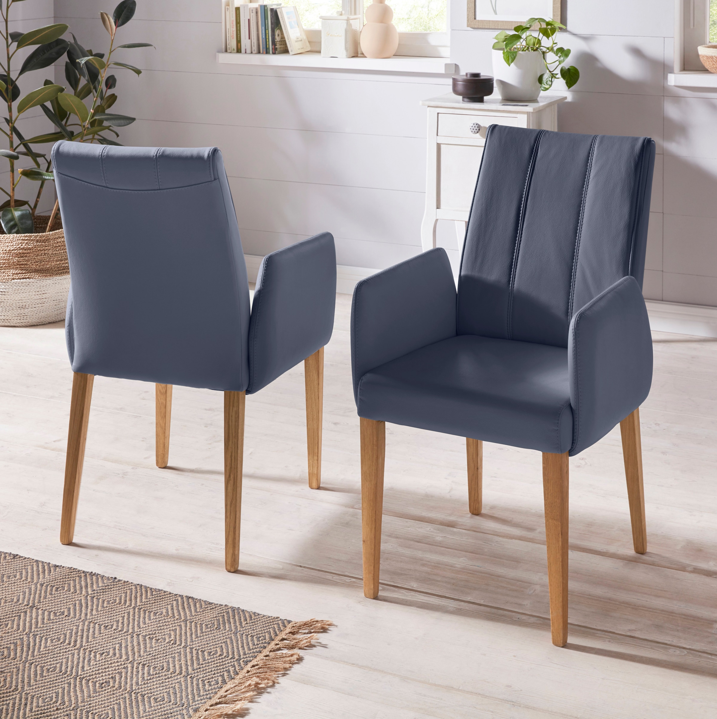 Home affaire Armlehnstuhl () (1 Stück) Rückenlehne mit Steppung günstig online kaufen