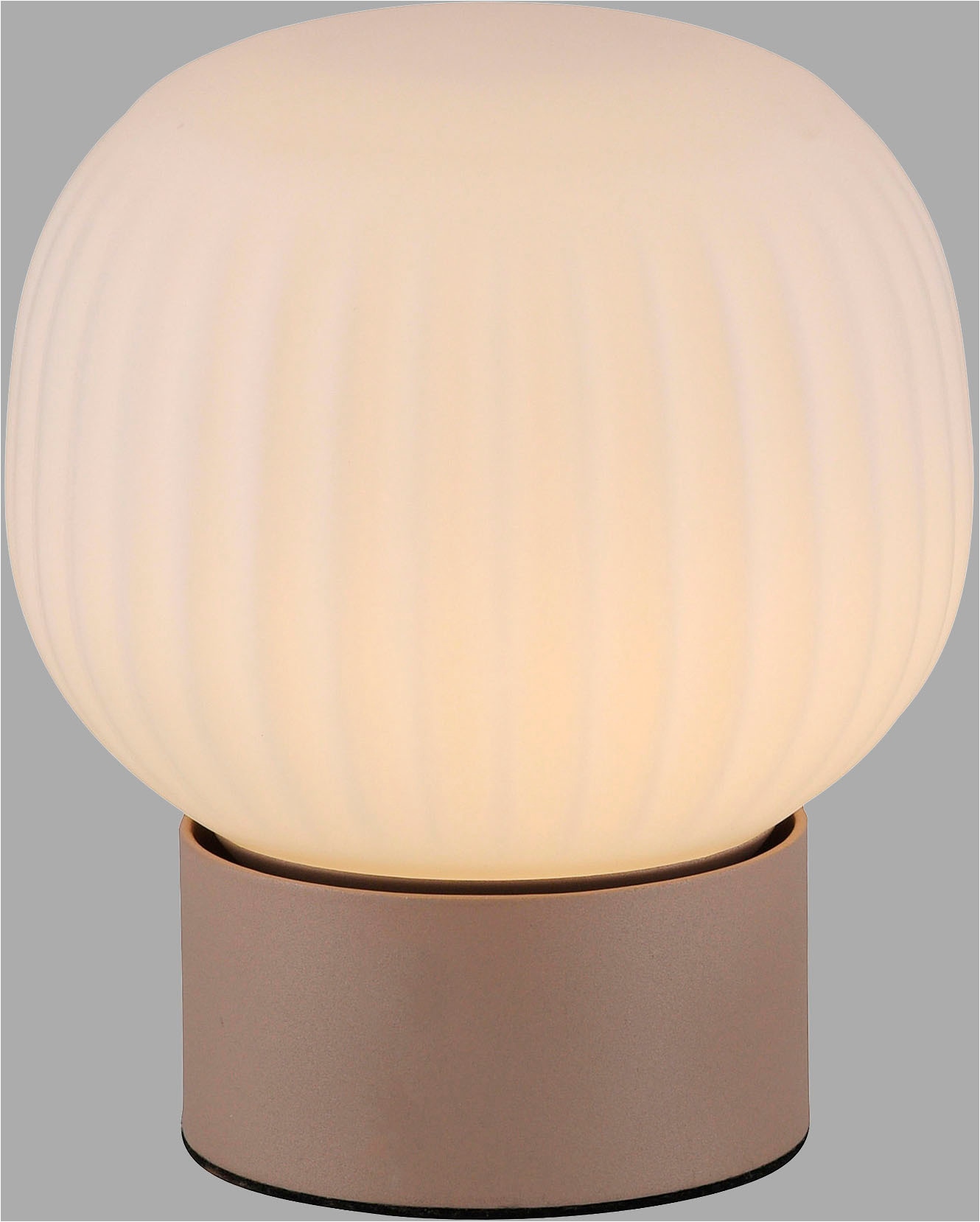 JUST LIGHT LED Tischleuchte »NAMI« LED-Board 1 Stk. Warmweiß dimmbar über Touchdimmer, Memory nach Trennung vom Netz