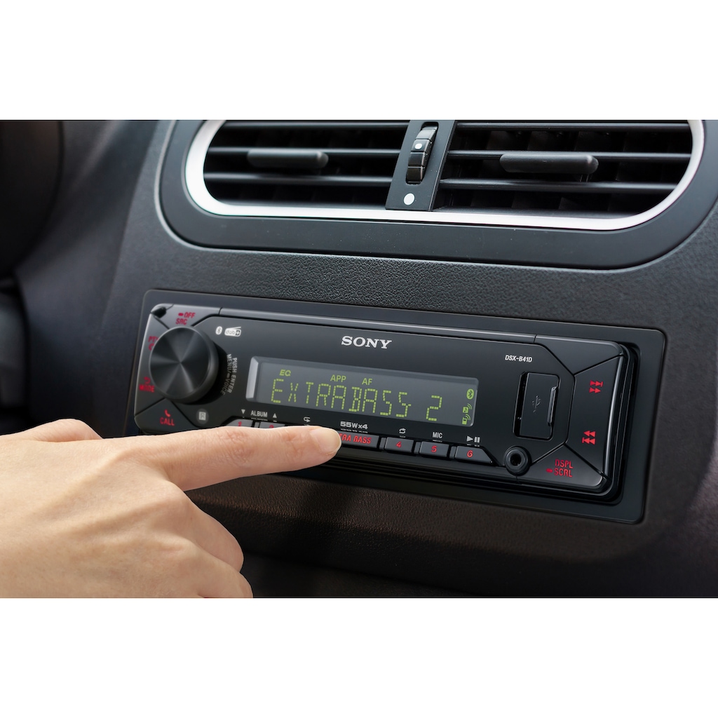 Sony Autoradio »DSXB41KIT«, (Bluetooth Digitalradio (DAB+)-FM-Tuner 55 W)