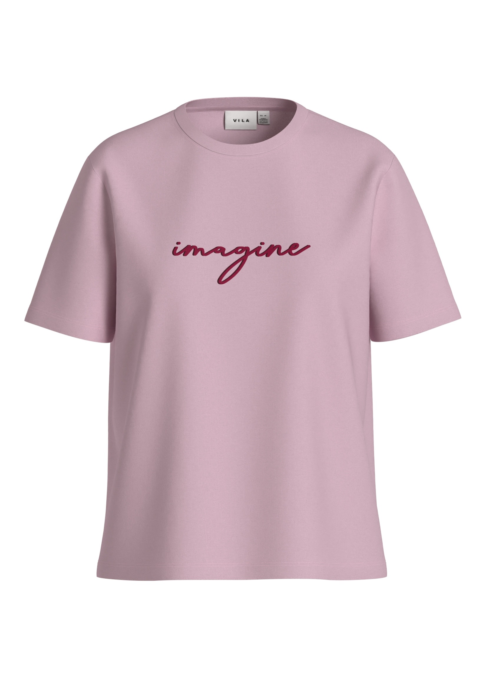 Vila Kurzarmshirt "VISYBIL IMAGINE O-NECK S/S TOP/PB/LC" günstig online kaufen