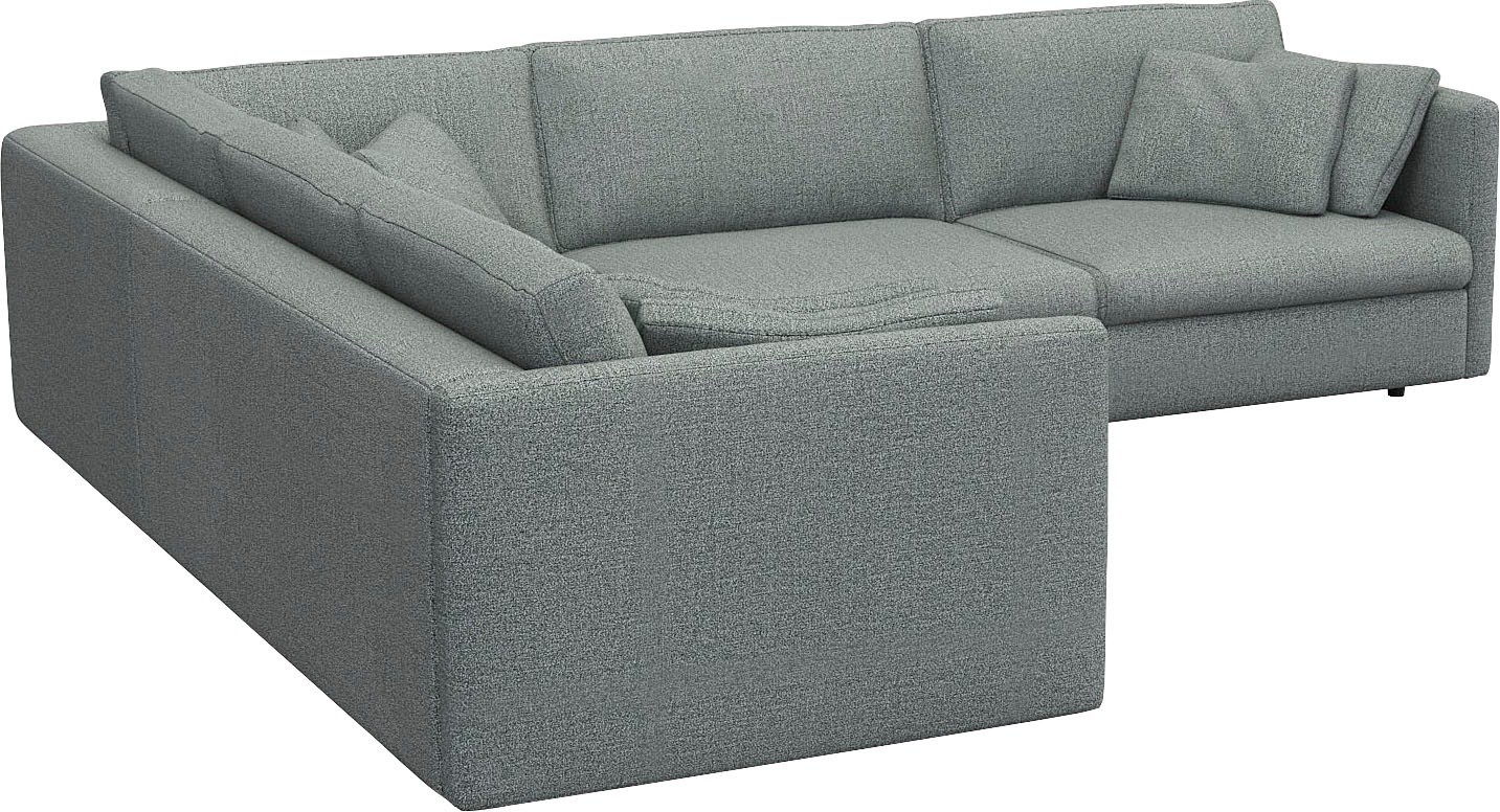 FLEXLUX Ecksofa "Lovane, elegant und zeitlos, bequem, L-Form", Weich & ansc günstig online kaufen