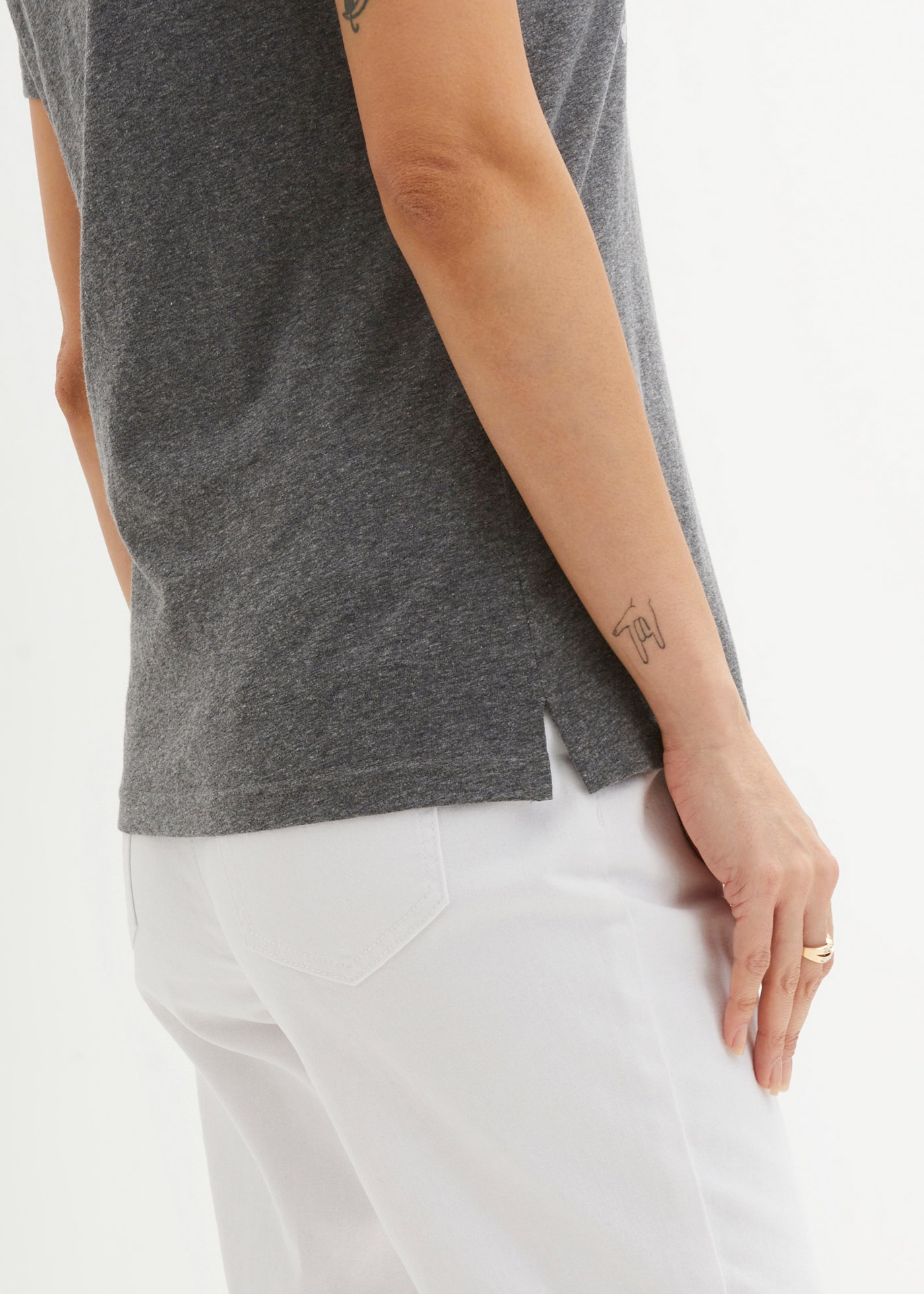 bonprix T-Shirt "T-Shirt" lockere Passform, Kurzarm-Design, weiter Rundhals günstig online kaufen