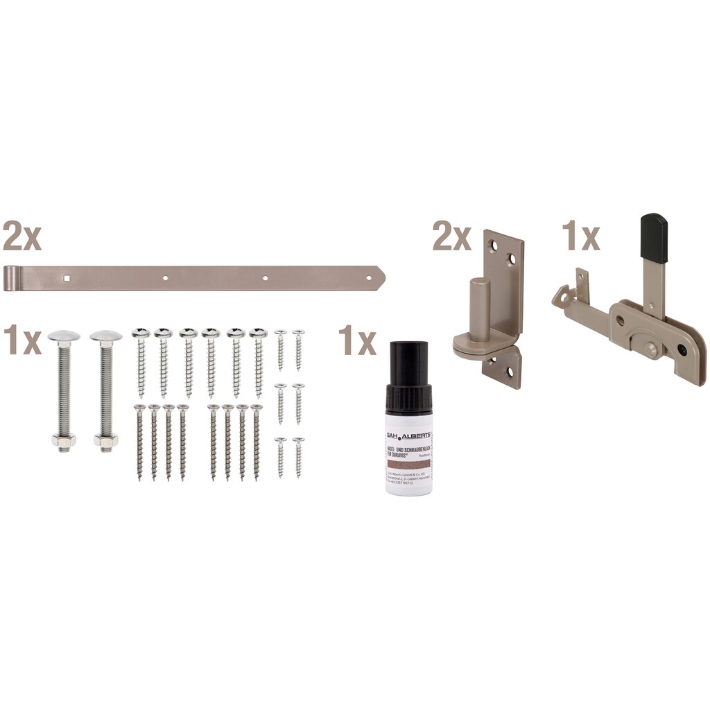Alberts Torbeschlag »DURAVIS® Beschlagssortiment«