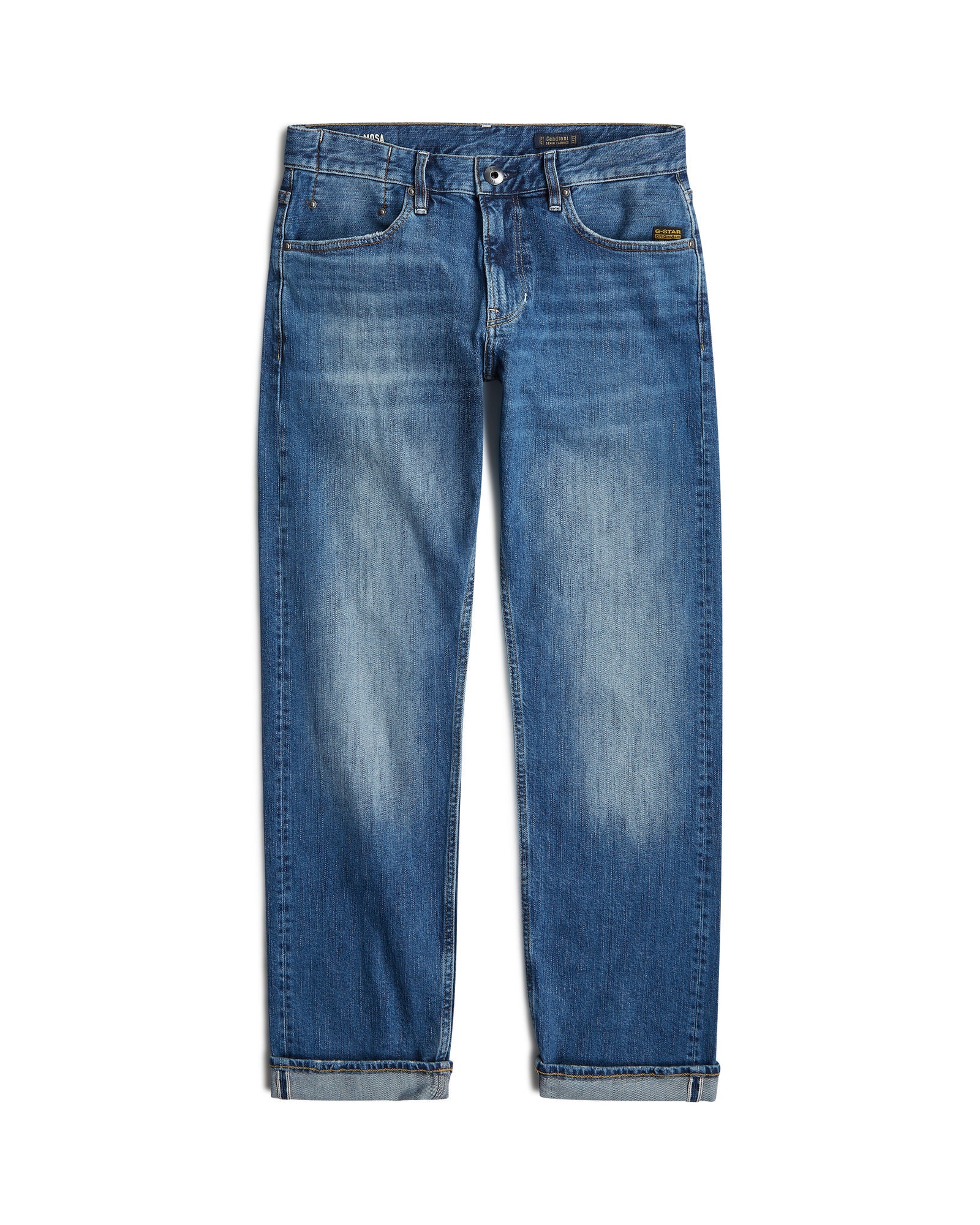 G-STAR 5-Pocket-Jeans "Mosa Straight Selvedge Jeans" günstig online kaufen