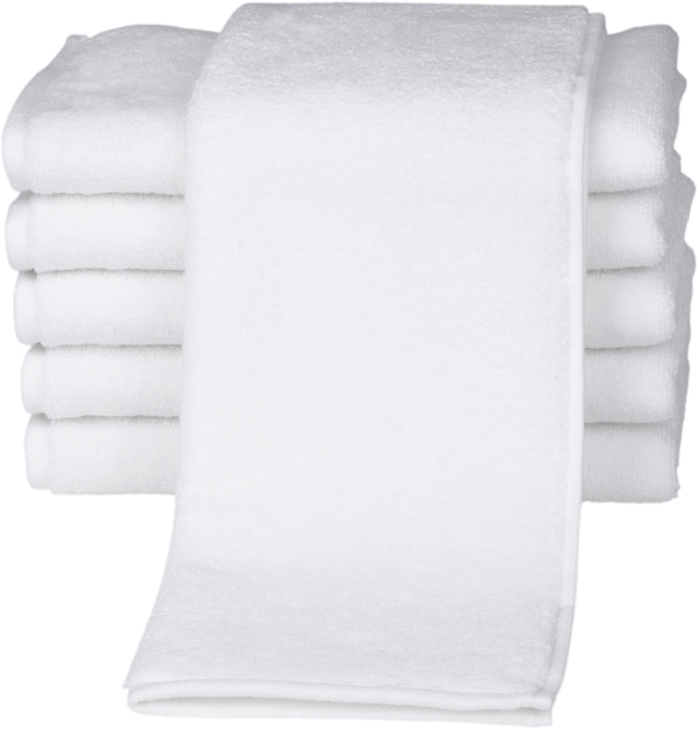 Gästehandtücher ROSS, B:30cm L:50cm, weiß, Frottier, Obermaterial: 100% Baumwolle, Handtücher, "Sensual 9000", mit Aloe-Vera-Öl veredelt