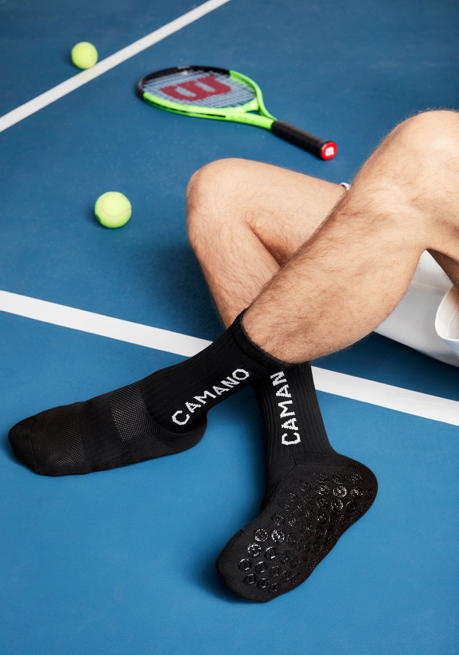 Camano Socken »Sportsocken mit Grip Extrastark Anti Rutsch Fußballsocken«