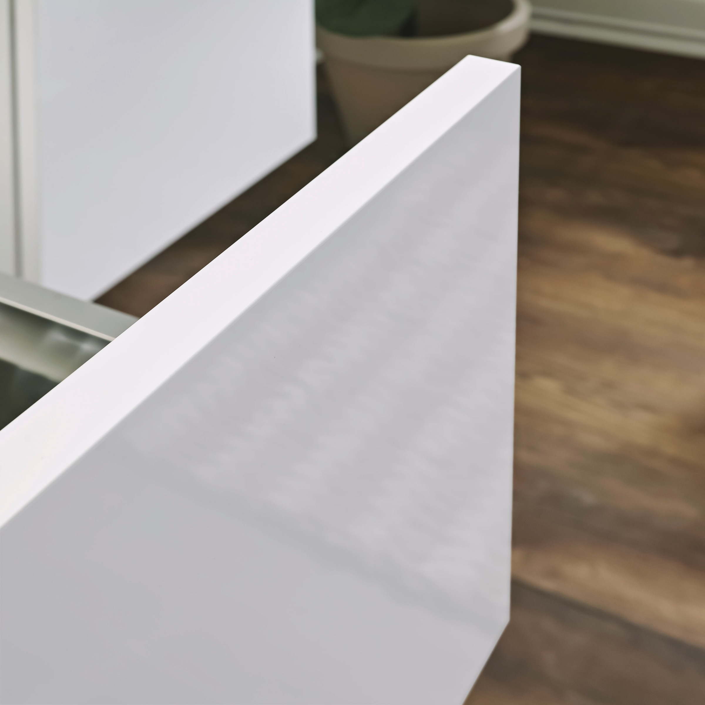 Nolte SPA Badmöbel-Set »Lux - Badmöbel-Set« Komplett-Set, Spiegelschrank, Keramikbecken, Waschtisch 2 Auszüge, LED, erw., li/re, 3 Stk. tlg.