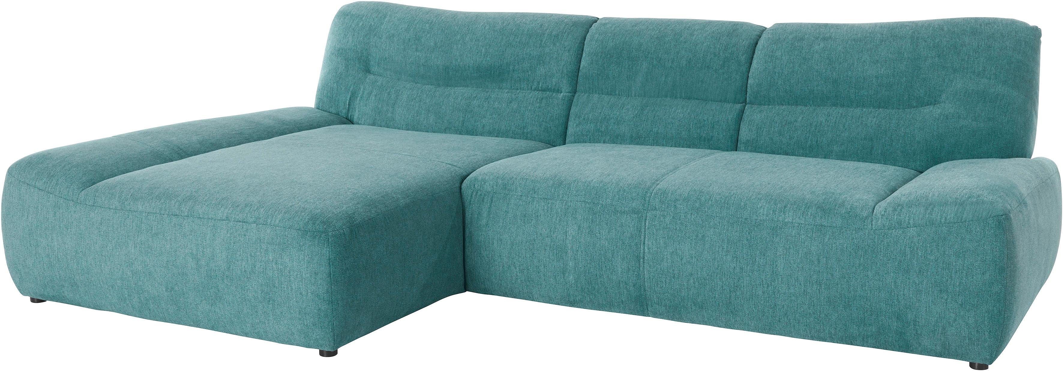 Thumbnail - DOMO collection Ecksofa "Cesena moderne Polsterecke mit flachen Armlehnen, L-Form" fester Sitzkomfort, frei im Raum stel...