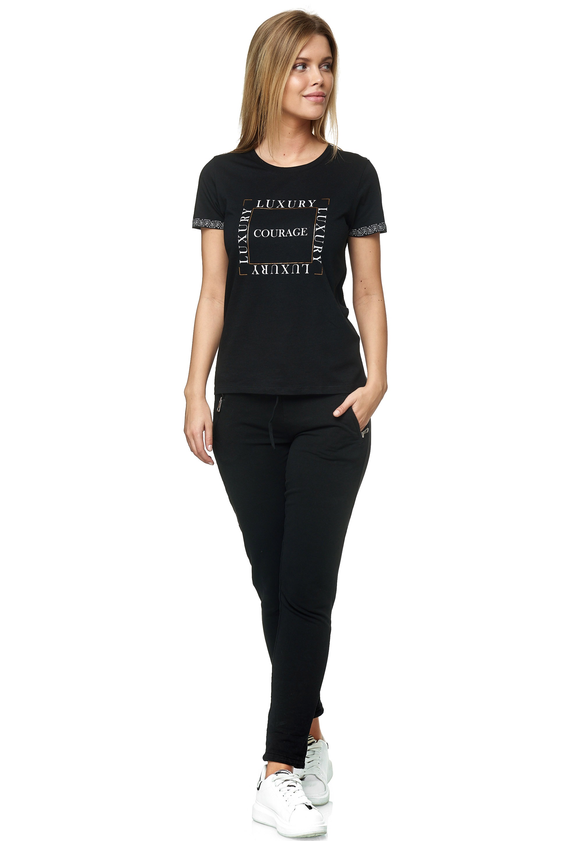 Decay T-Shirt, mit schickem Schriftzug