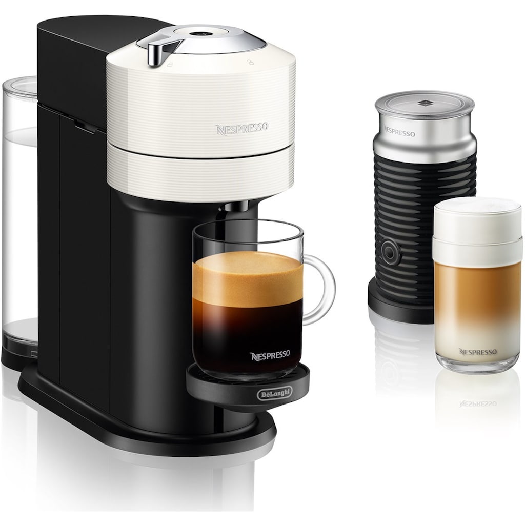 Nespresso Kapselmaschine »Vertuo Next Bundle ENV 120.WAE, von DeLonghi, White«