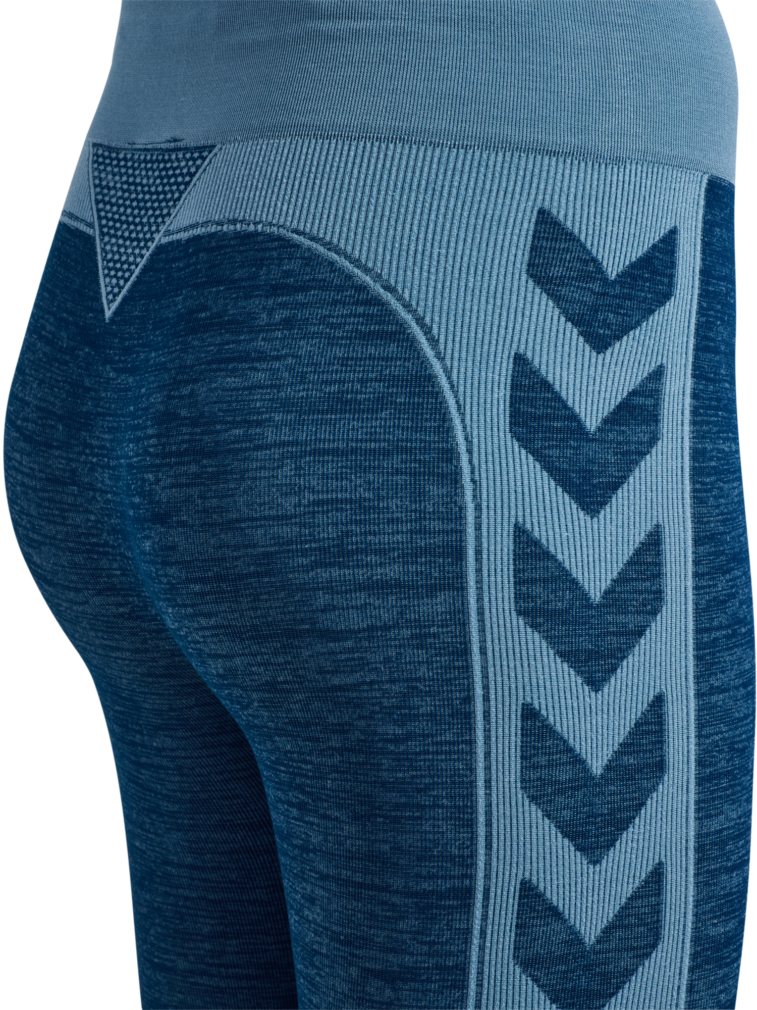hummel Leggings »HMLCLEA SEAMLESS MID WAIST TIGHTS«  dehnbarer Stoff, feuchtigkeitsableitendes Material, mit Mesh-Belüftung