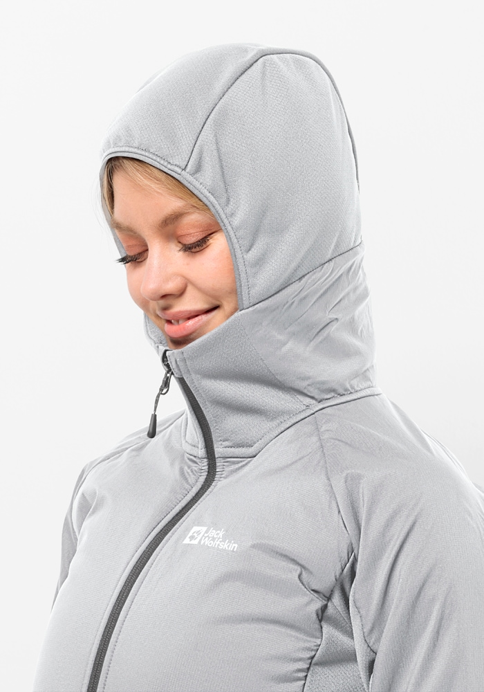 Jack Wolfskin Kapuzenfleecejacke »ALPGRAT PRO INS FZ W«, mit Kapuze
