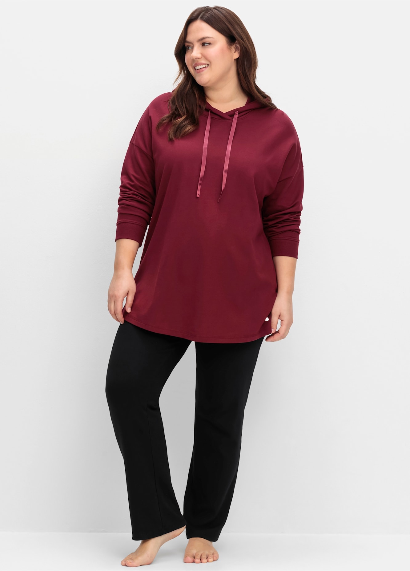 Sheego Kapuzensweatshirt günstig online kaufen