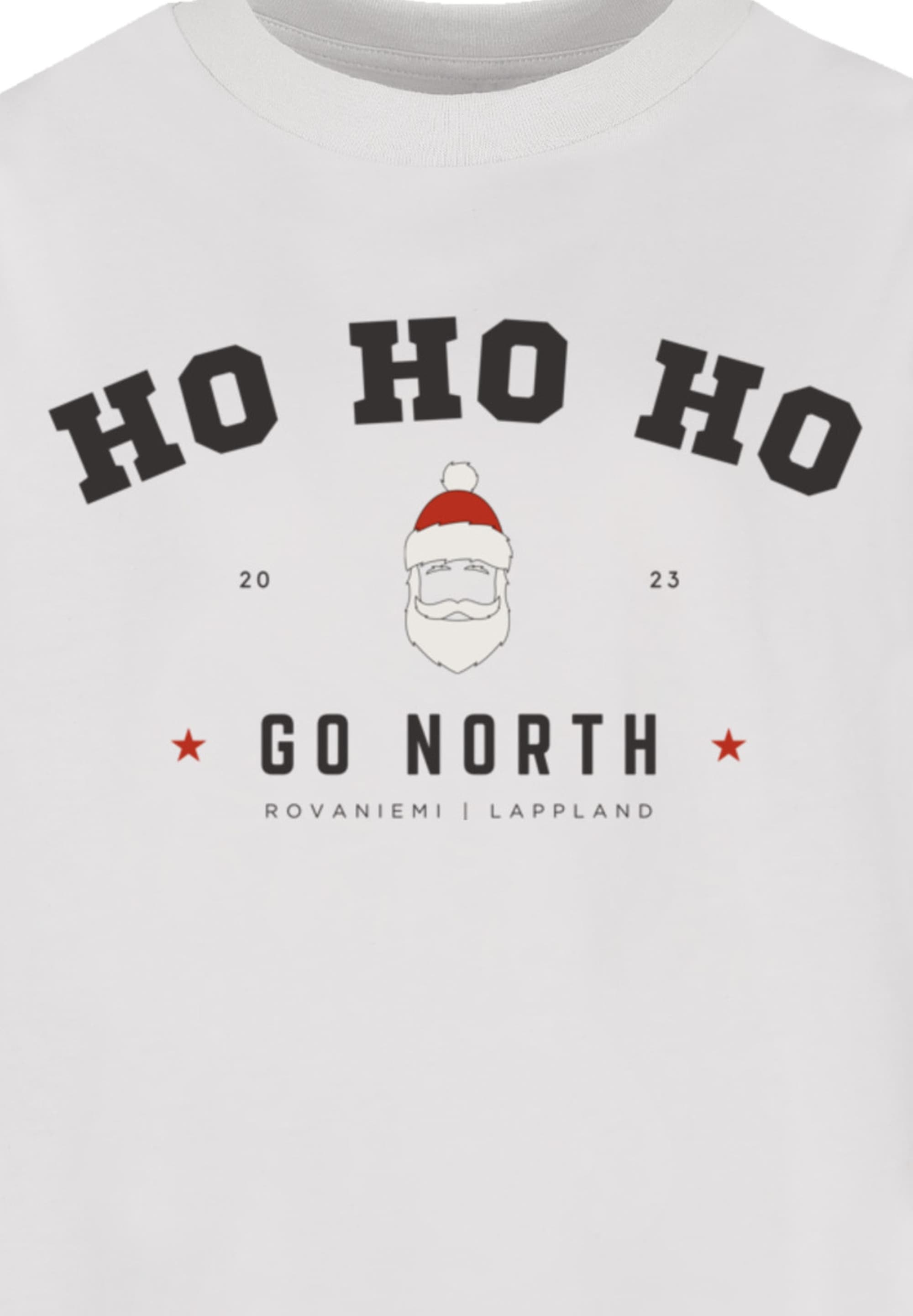 F4NT4STIC T-Shirt »Ho Ho Ho Santa Claus Weihnachten«, Weihnachten, Geschenk, Logo