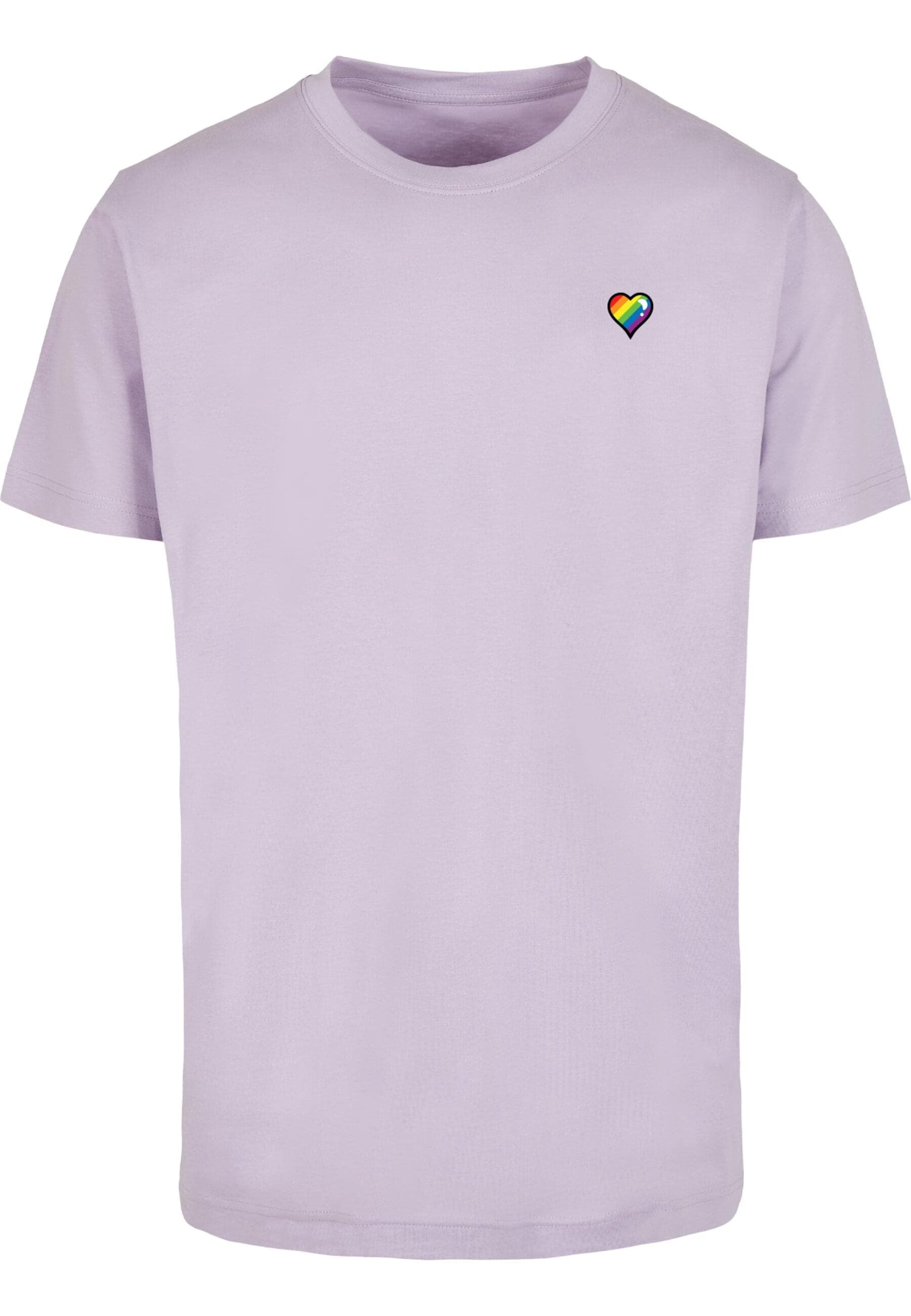 MisterTee T-Shirt "MisterTee Glossy Heart Pride Tee" günstig online kaufen