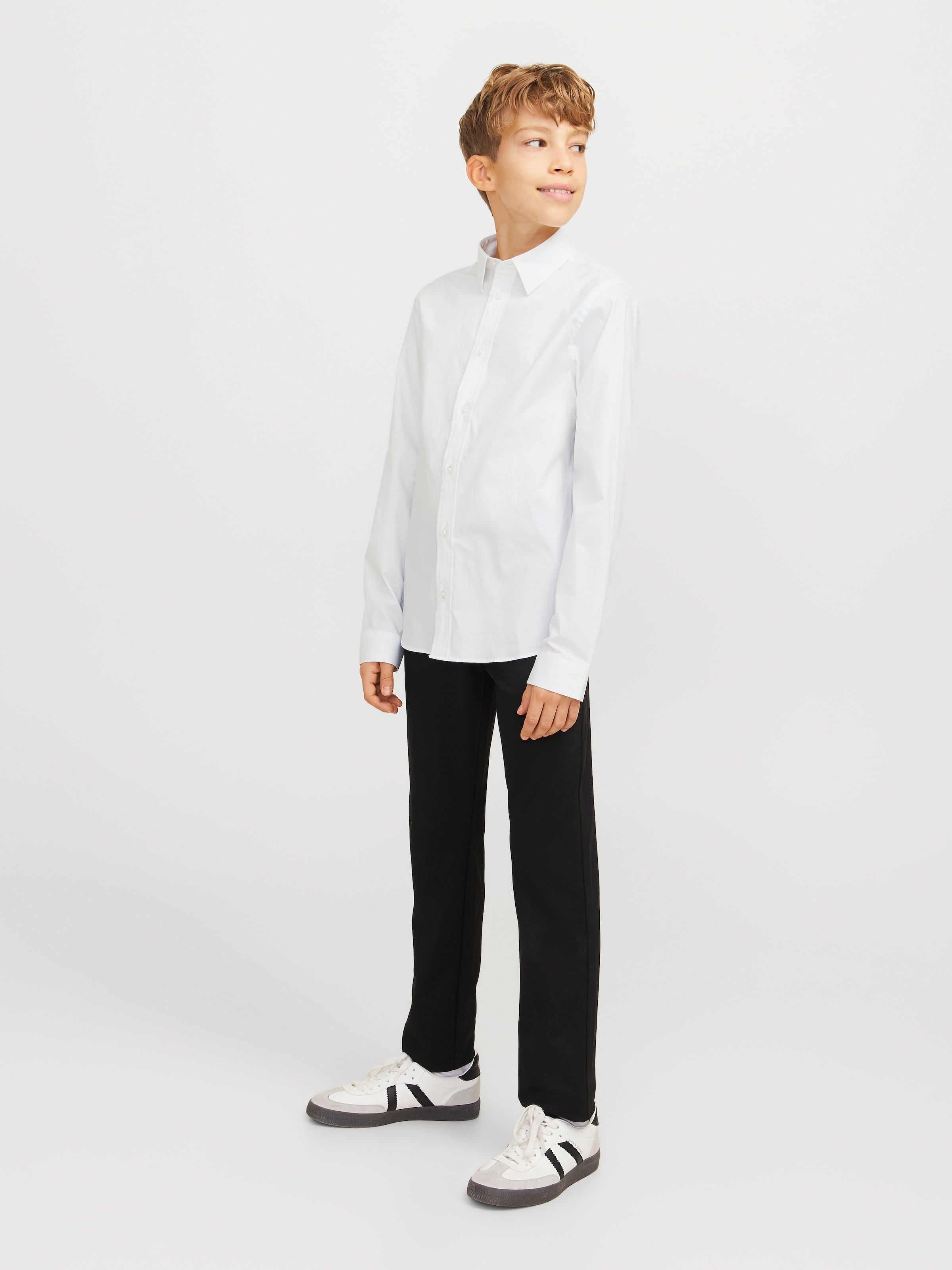Jack & Jones Junior Langarmhemd »JJEAXEL STRETCH SHIRT LS NOOS JNR«