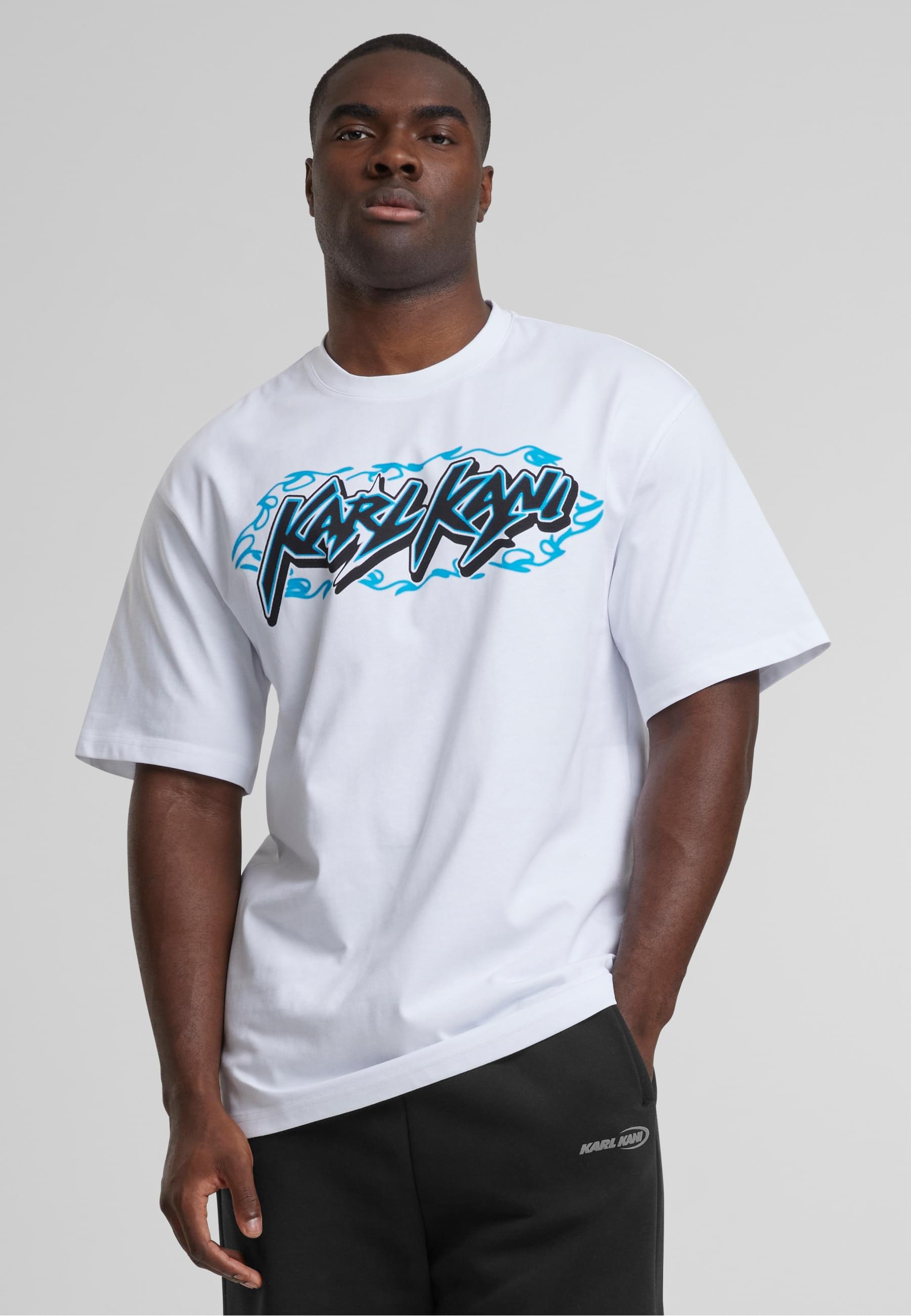 Karl Kani T-Shirt »Karl Kani Woven Signature Kani Heat Tee«, (1 tlg.)