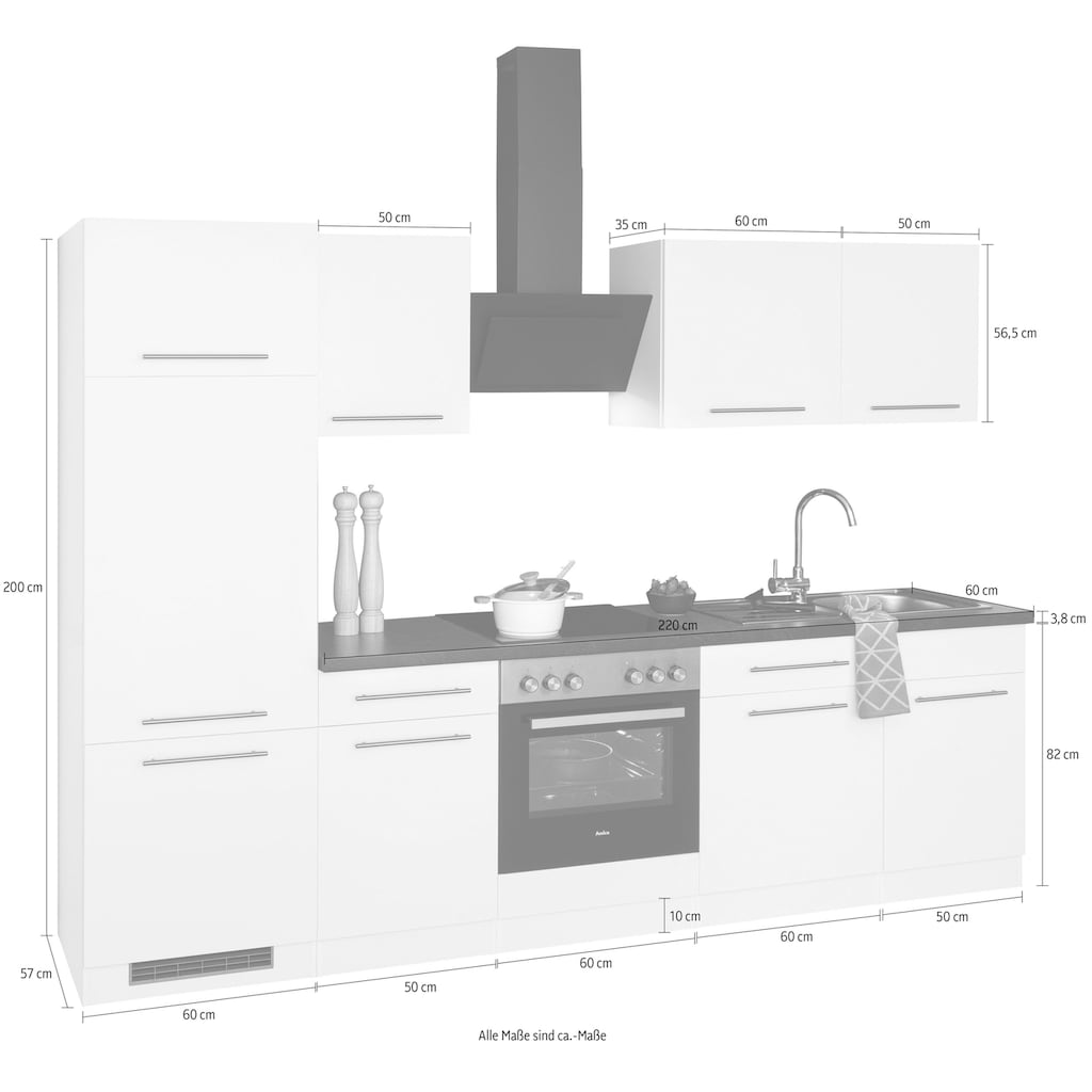 wiho Küchen Küchenzeile »Unna«