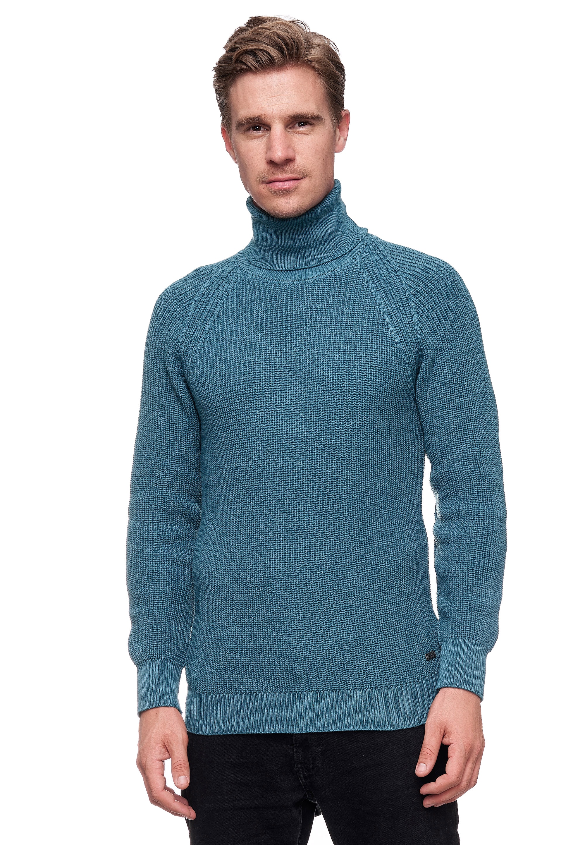 Rusty Neal Rollkragenpullover, mit kuscheligem Rollkragen