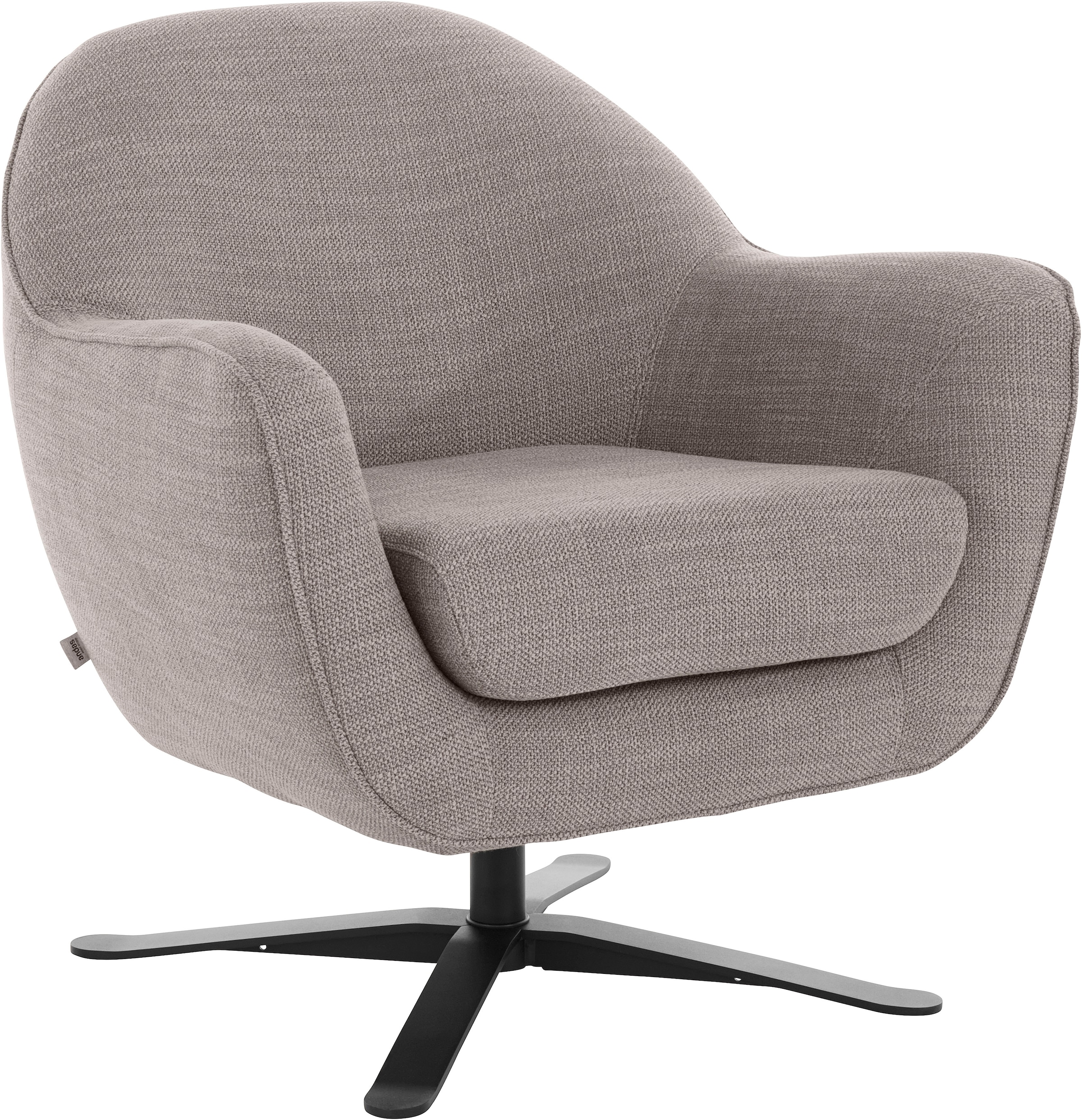 andas Drehsessel »Stavre, Loungesessel«, in moderner Optik, mit elegantem Drehfuß