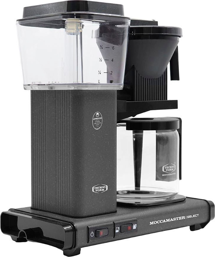 BAUR 1,25 | Moccamaster Select 1x4 grey«, l Kaffeekanne, Filterkaffeemaschine Raten »KBG stone per Papierfilter,