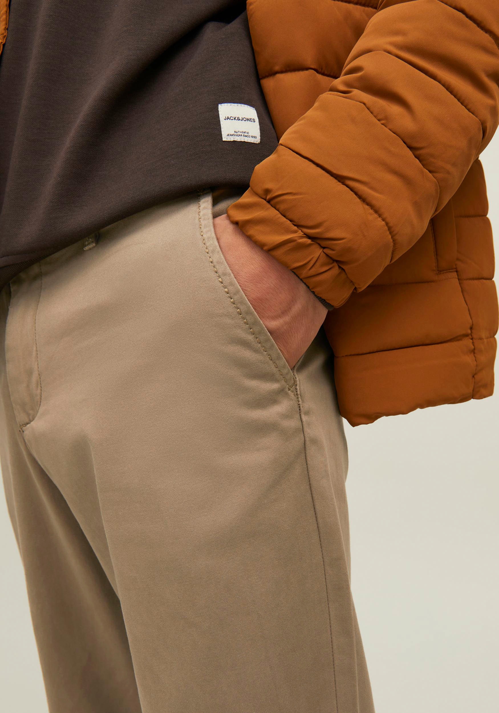 Jack & Jones Chinohose »JPSTKANE JJBOWIE SA BEIGE NOOS«