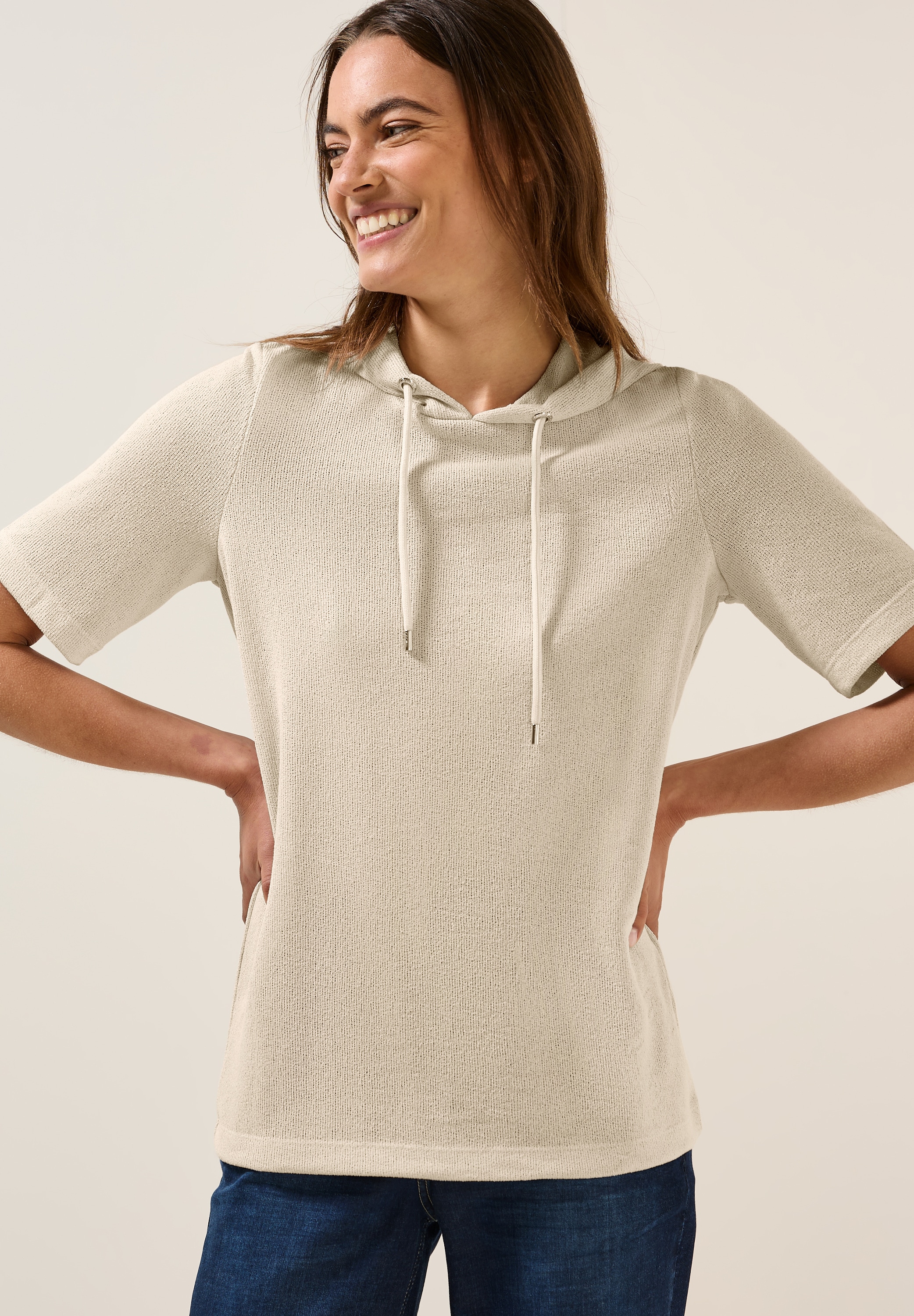 Cecil Sweatjacke, mit Kapuze