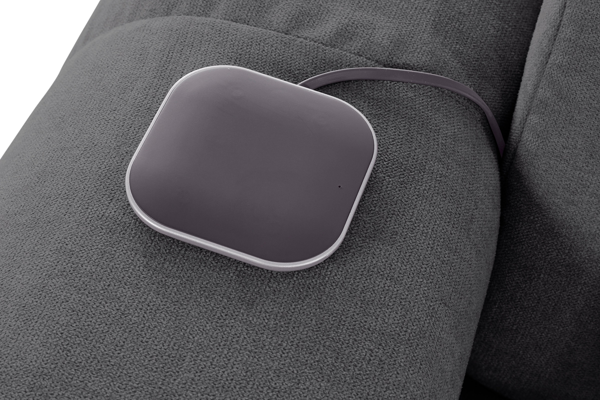 COTTA Ecksofa »Mia L-Form«, 3-tlg.-Kissen-Set, Recamiere, wahlweise mit oder ohne RGB-Beleuchtung