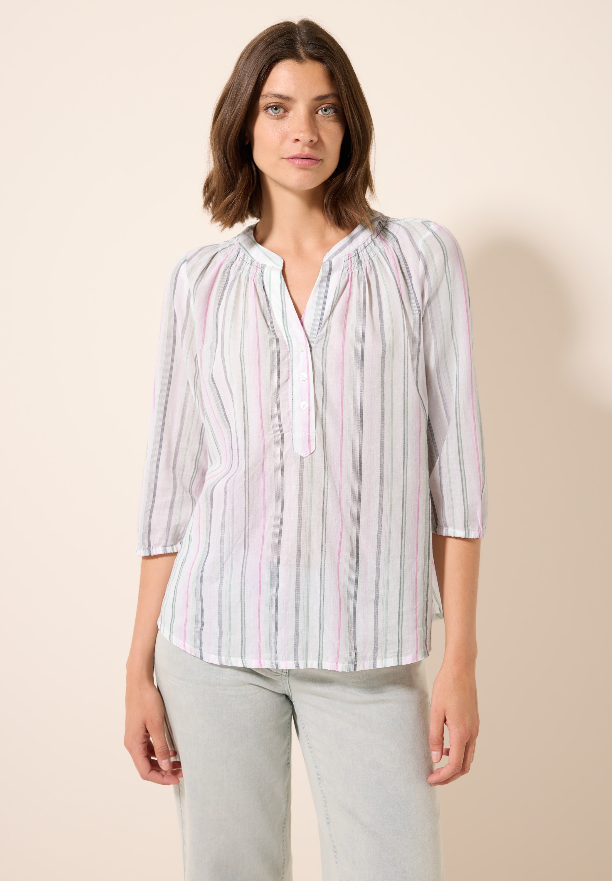 Cecil Klassische Bluse, mit 3/4 Ärmeln günstig online kaufen
