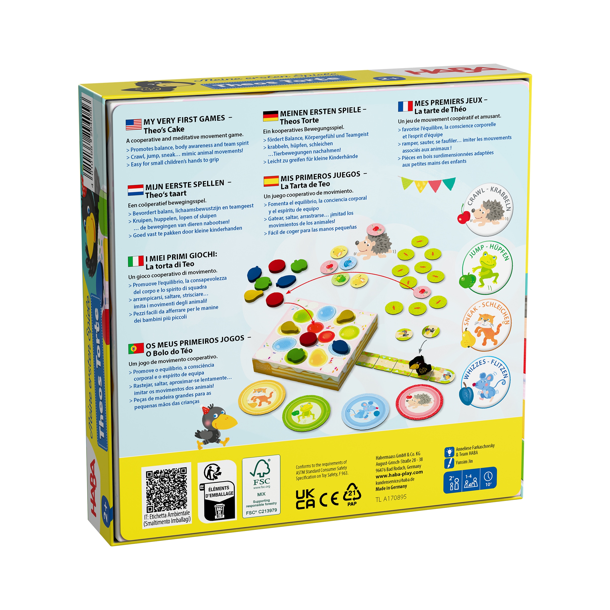 Haba Spiel »Meine ersten Spiele Theos Torte« Made in Germany