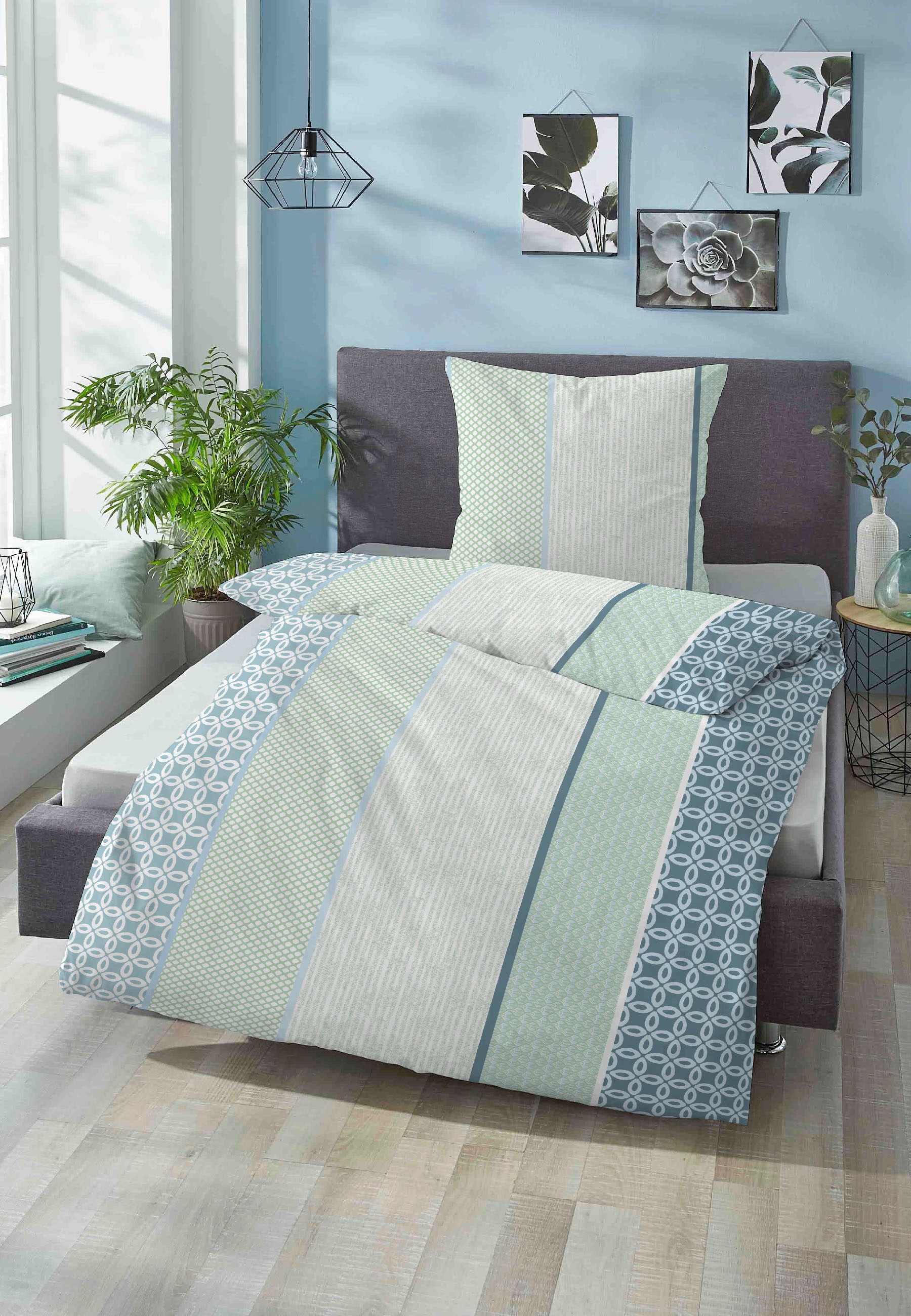 Castell - Markenbettwäsche Bettwäsche "Valentin" 2 Stk. hautsympathisch, 10 günstig online kaufen